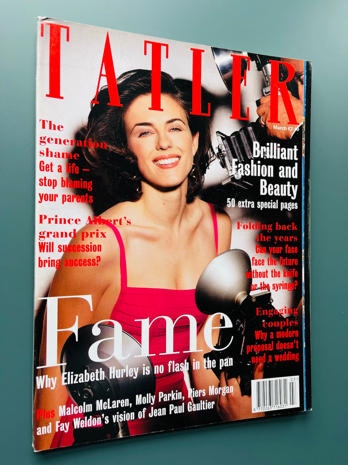Tatler Magazine - Elizabeth Hurley ROSIE VELA Piers Morgan