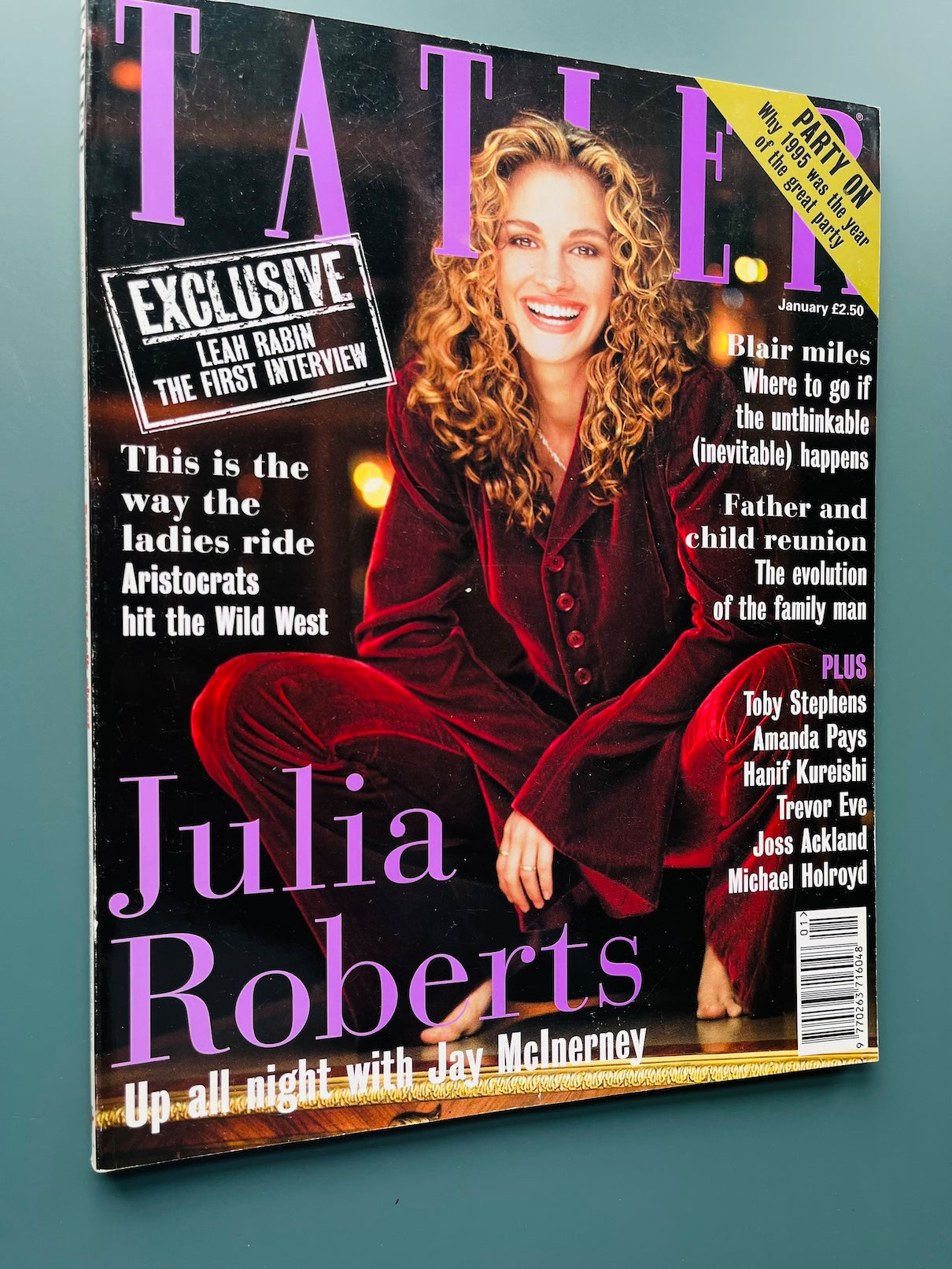 Tatler Magazine - Julia Roberts LISA B Amanda Pays TOBY STEPHENS