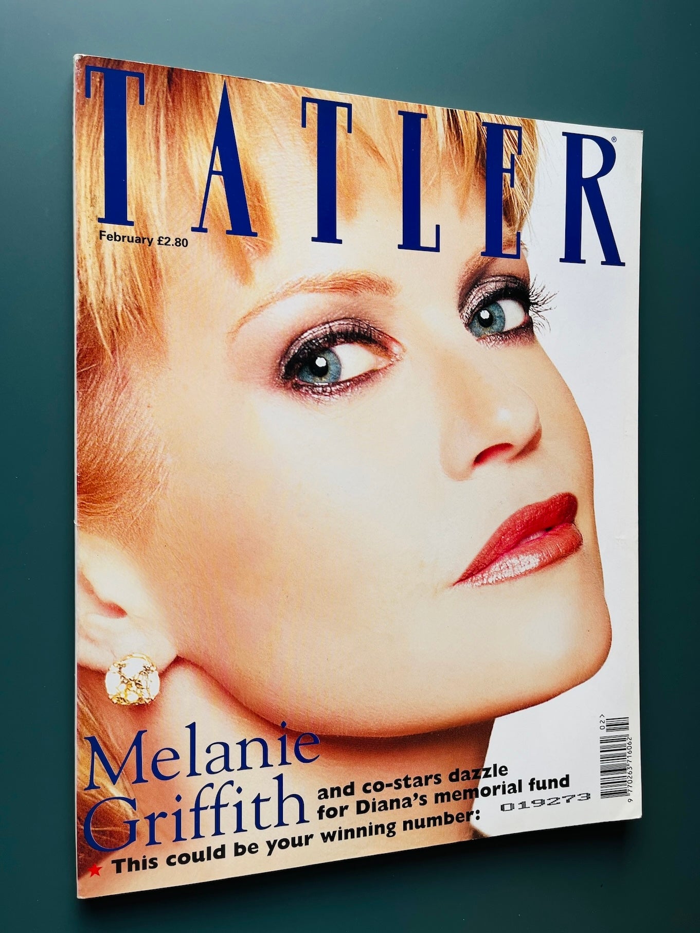 Tatler Magazine - Melanie Griffith JOSEPH FIENNES Patsy Kensit