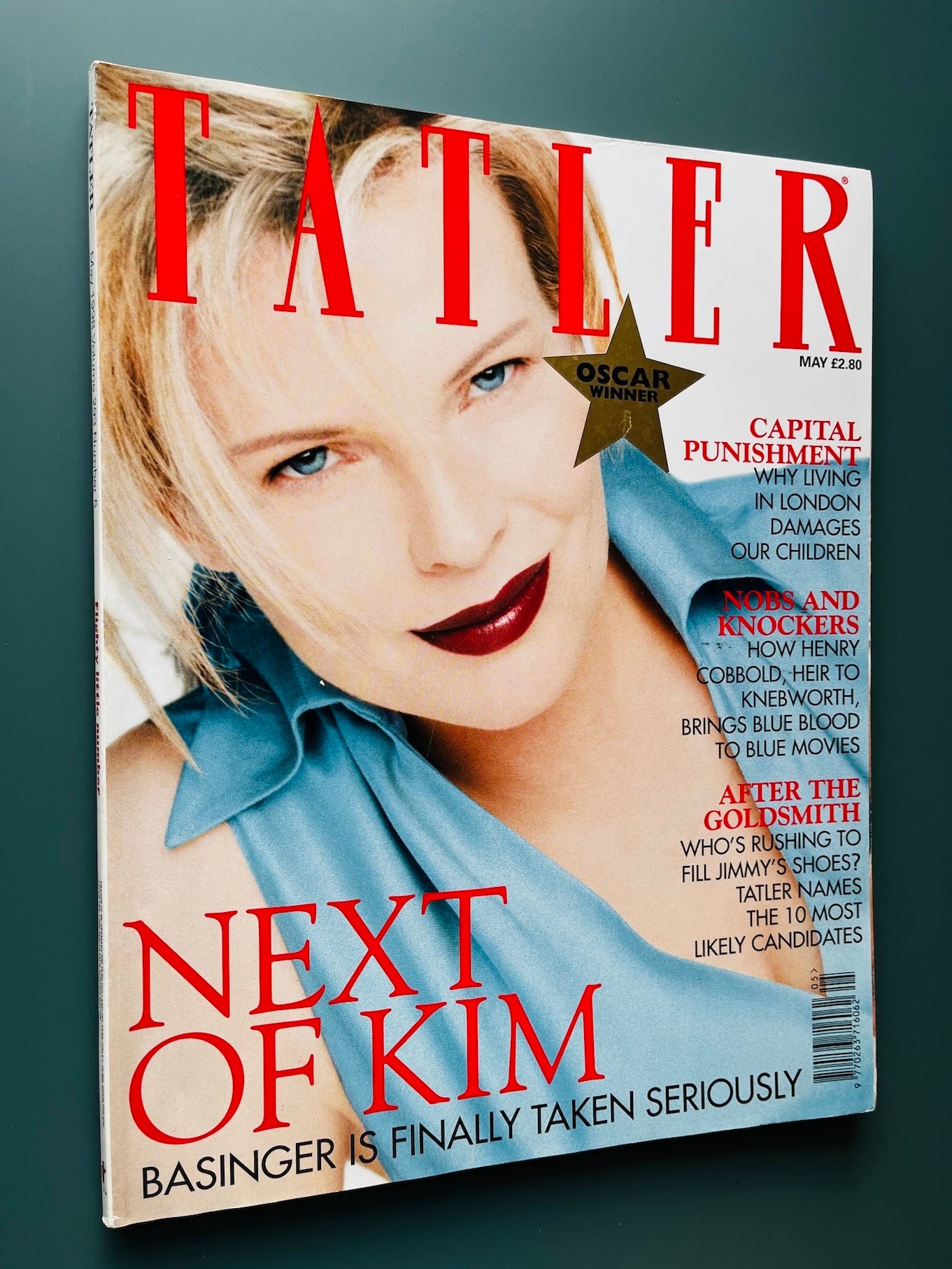 Tatler Magazine - Kim BASINGER Hans Feurer TERRY O'NEILL