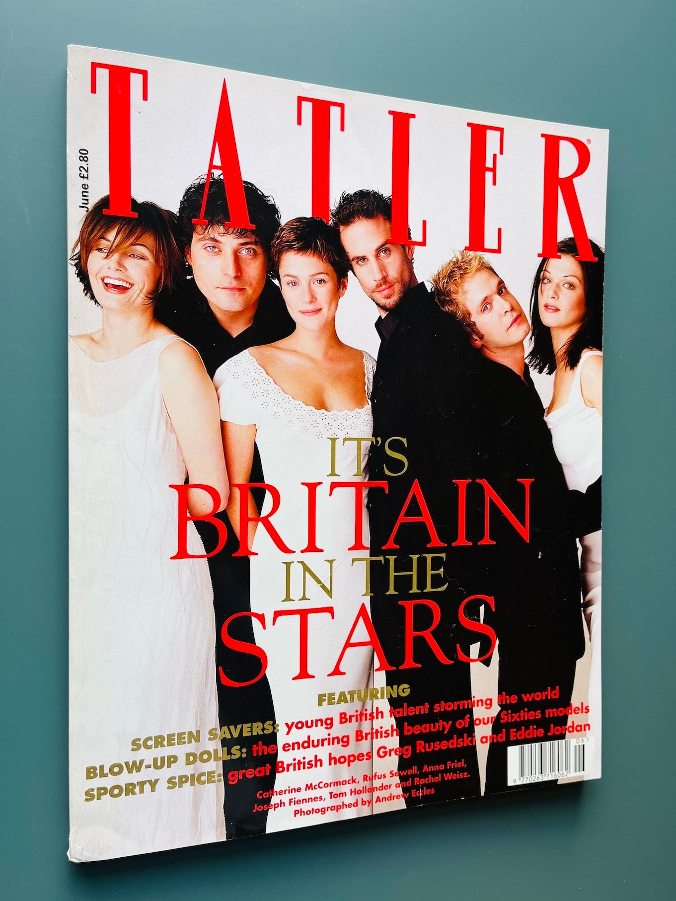 Tatler Magazine - Joseph Fiennes RUFUS SEWELL Anna Friel RACHEL WEISZ