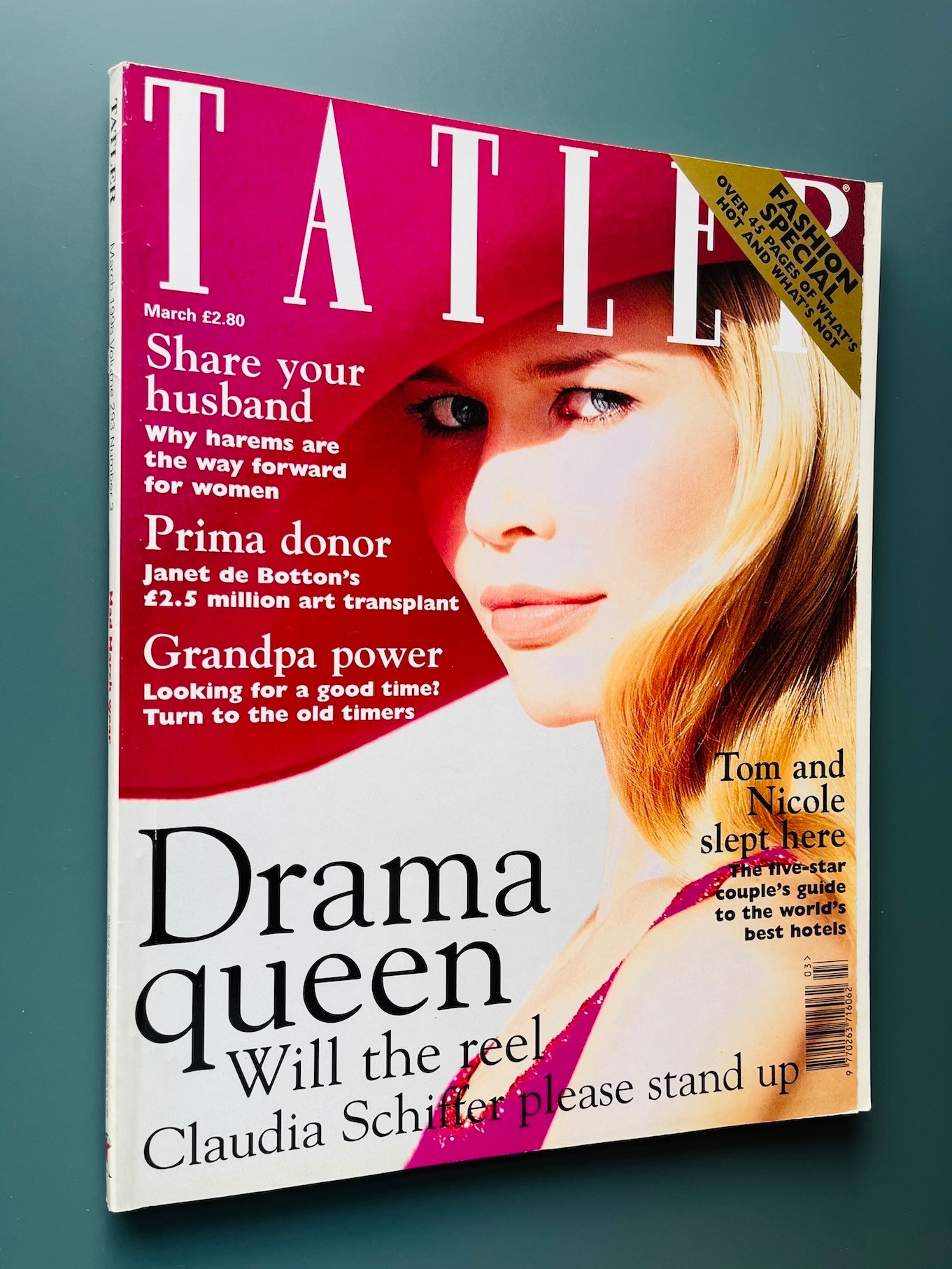 Tatler Magazine - CLAUDIA SCHIFFER Minnie Driver Olivia Inge