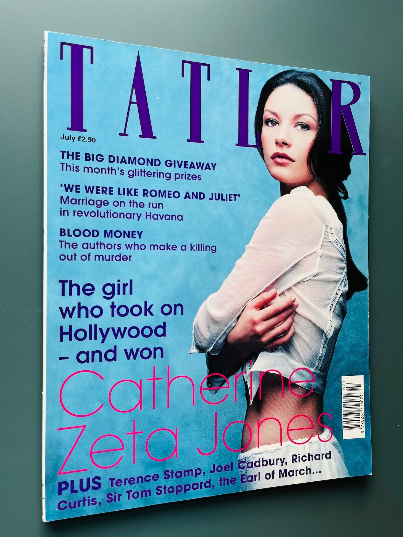 Tatler Magazine - Catherine Zeta Jones TERENCE STAMP Matthew Rolston