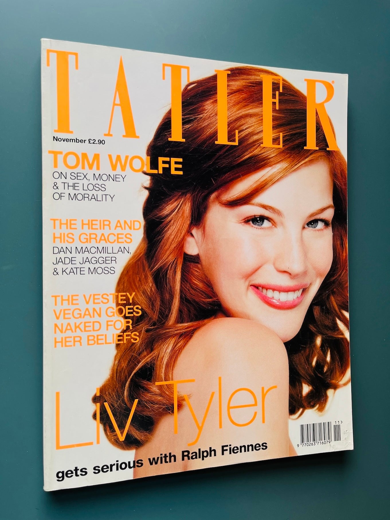 Tatler Magazine - LIV TYLER Tara Palmer Tomkinson TOM WOLFE