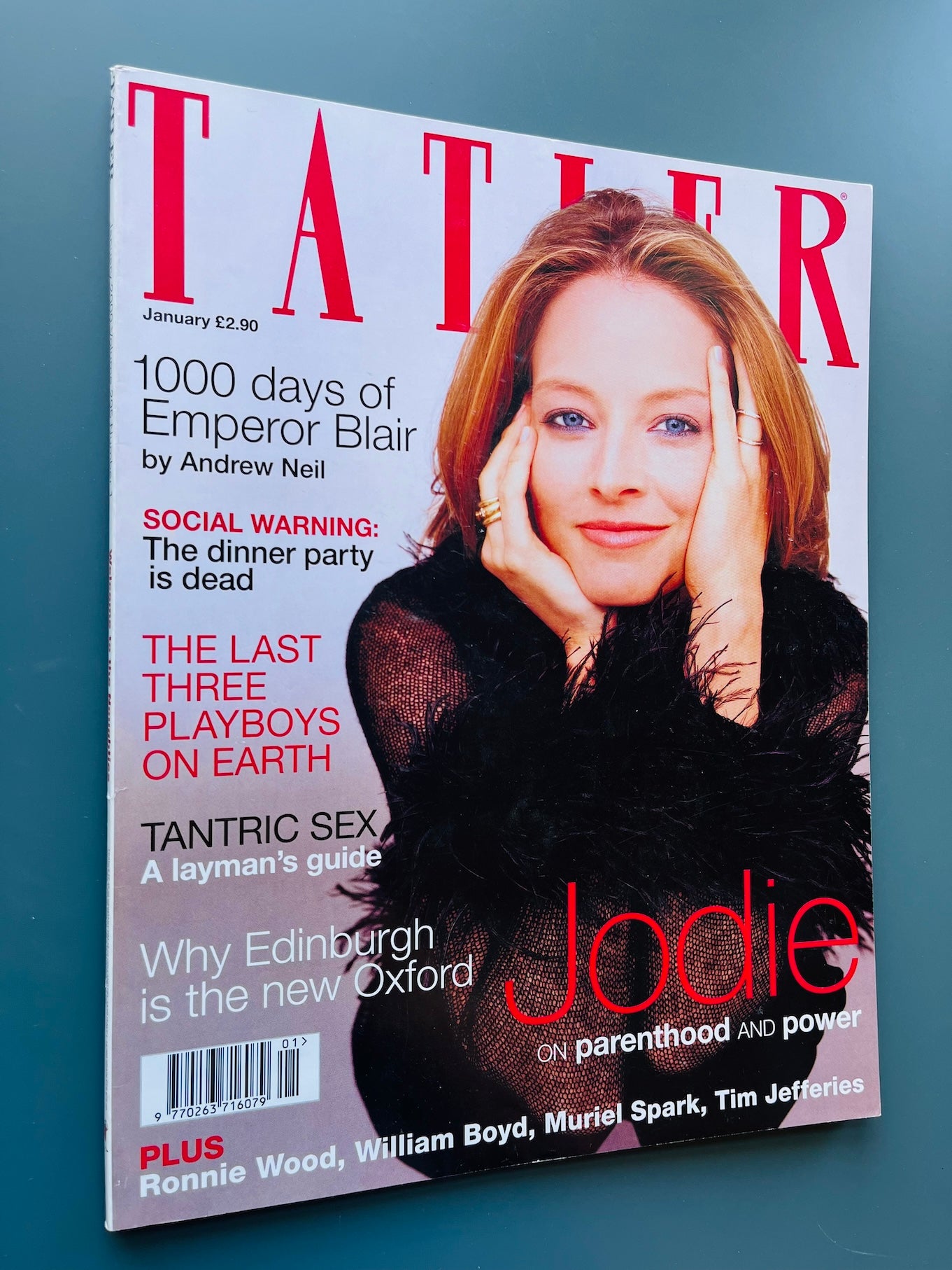 Tatler Magazine - Jodie Foster JEMMA KIDD The Rolling Stones MARK STRONG