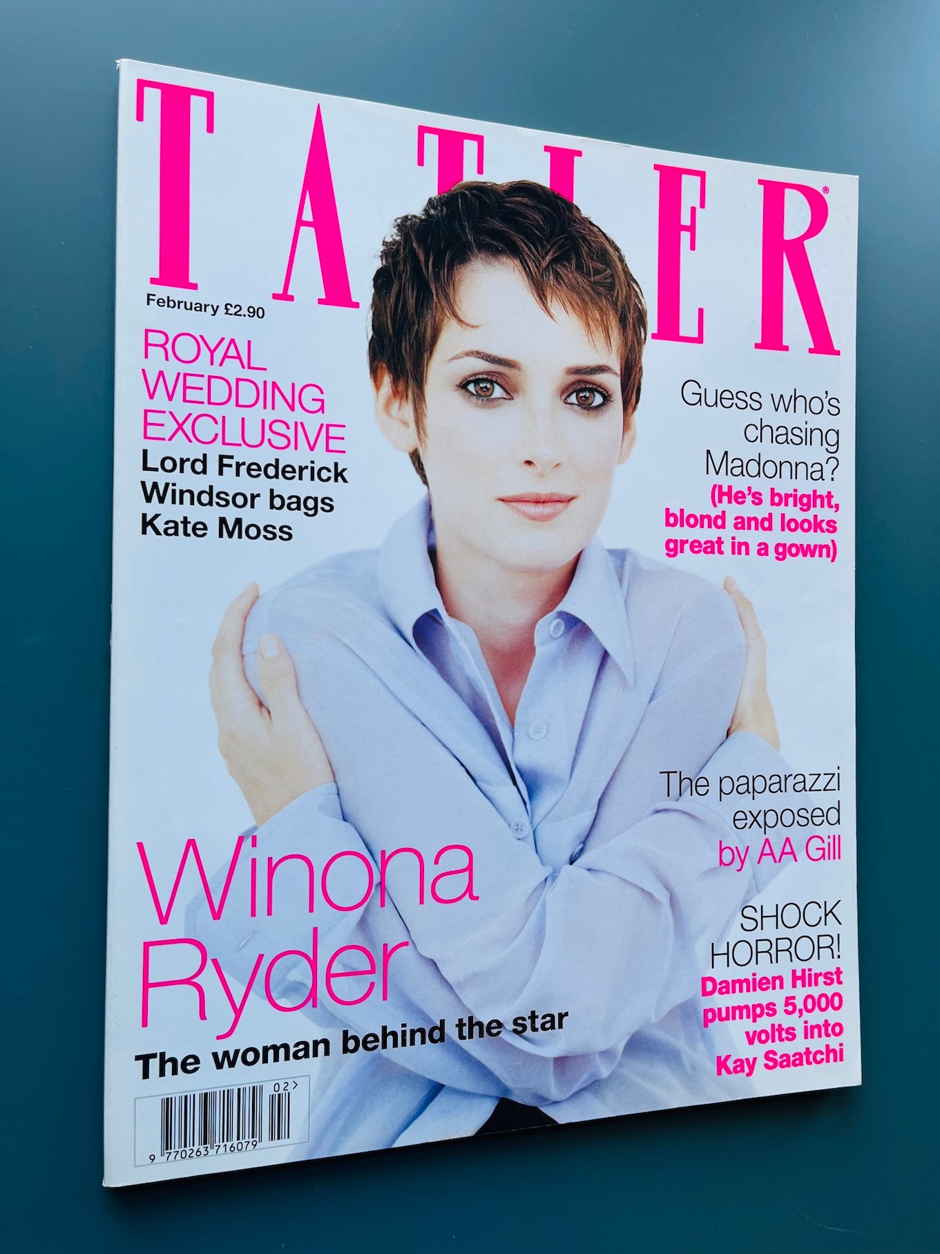 Tatler Magazine - WINONA RYDER Sean Penn PARIS HILTON Damien Hirst