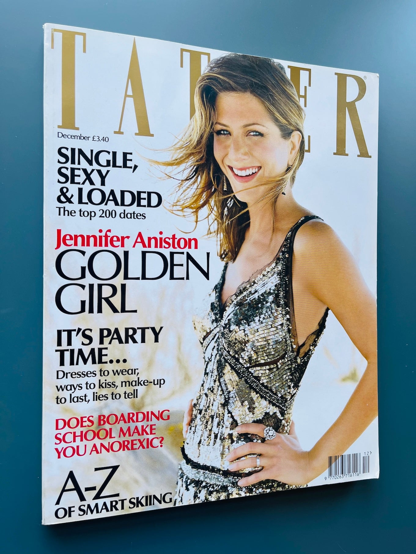 Tatler Magazine - Jennifer Aniston INDIA WATERS Mario Testino