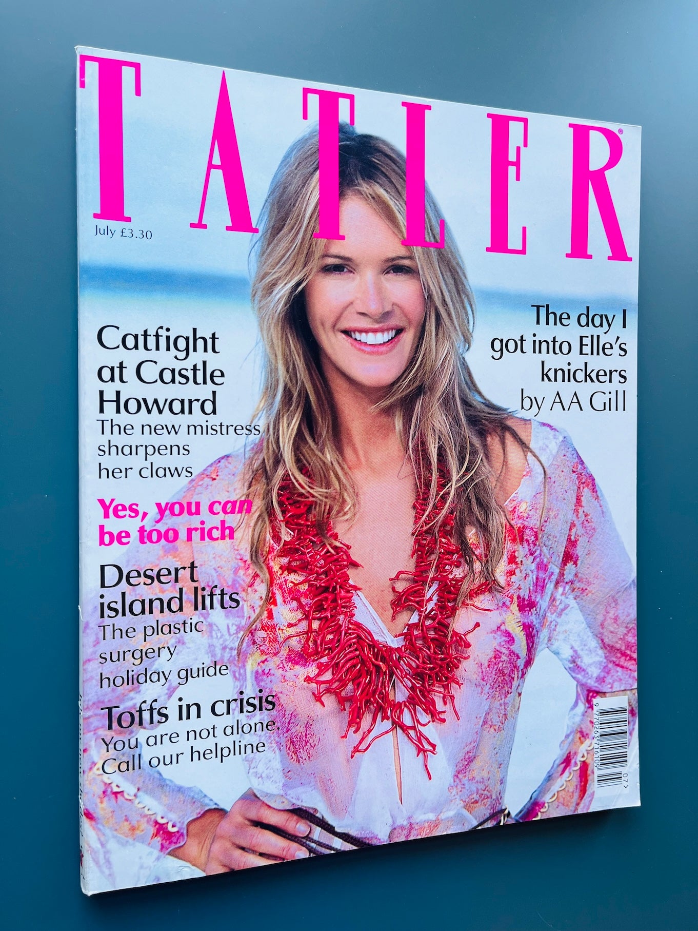 Tatler Magazine - Elle MACPHERSON Sebastian Horsley TAMZIN GREENHILL