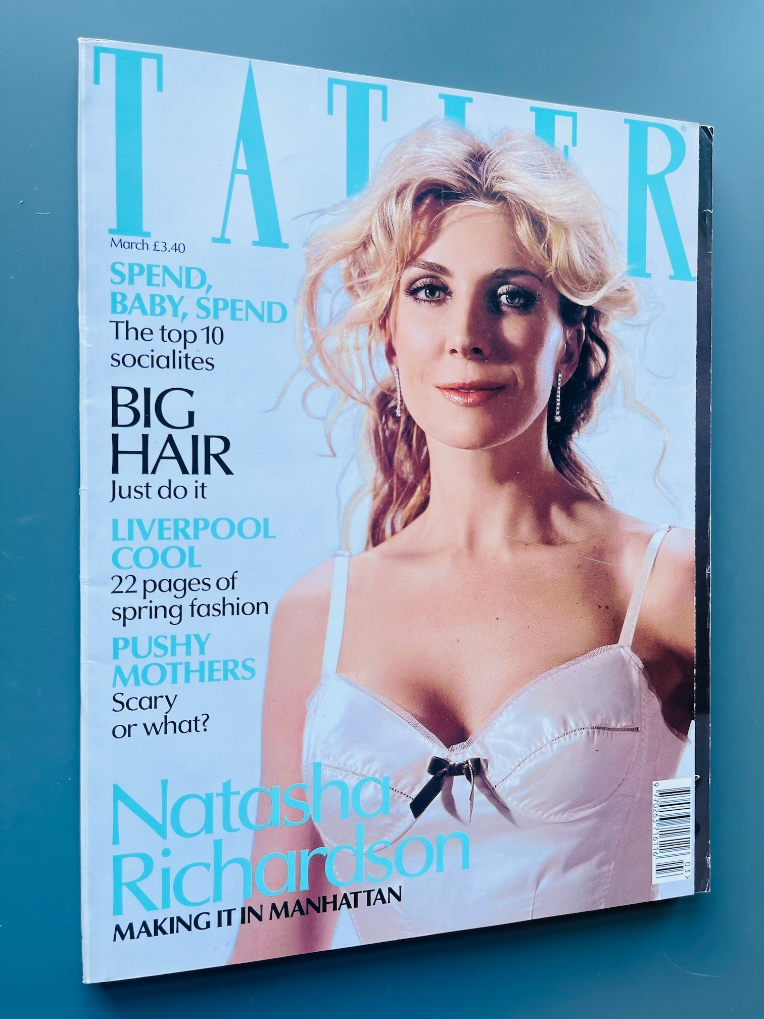 Tatler Magazine - Natasha Richardson TOM BANTOCK Atomic Kitten