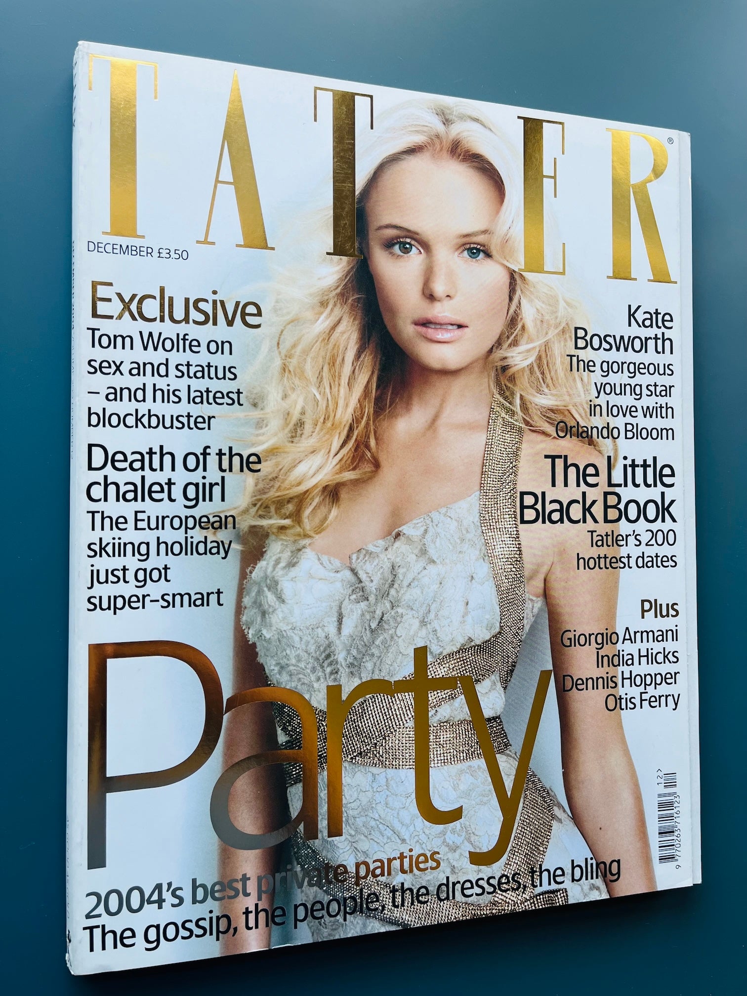 Tatler Magazine - Kate BOSWORTH Ursula Andress TOM WOLFE