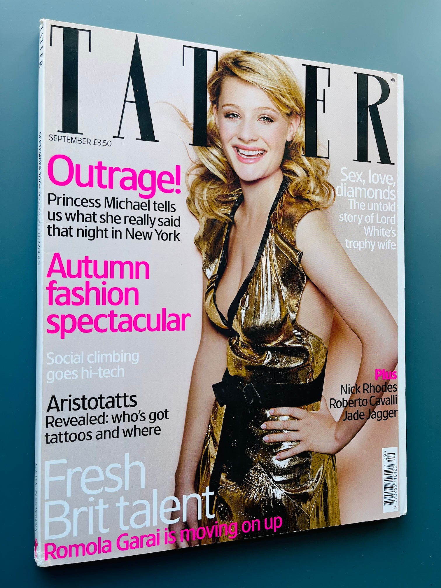 Tatler Magazine - Romola Garai PRINCESS MICHAEL Wolfgang Tillmans
