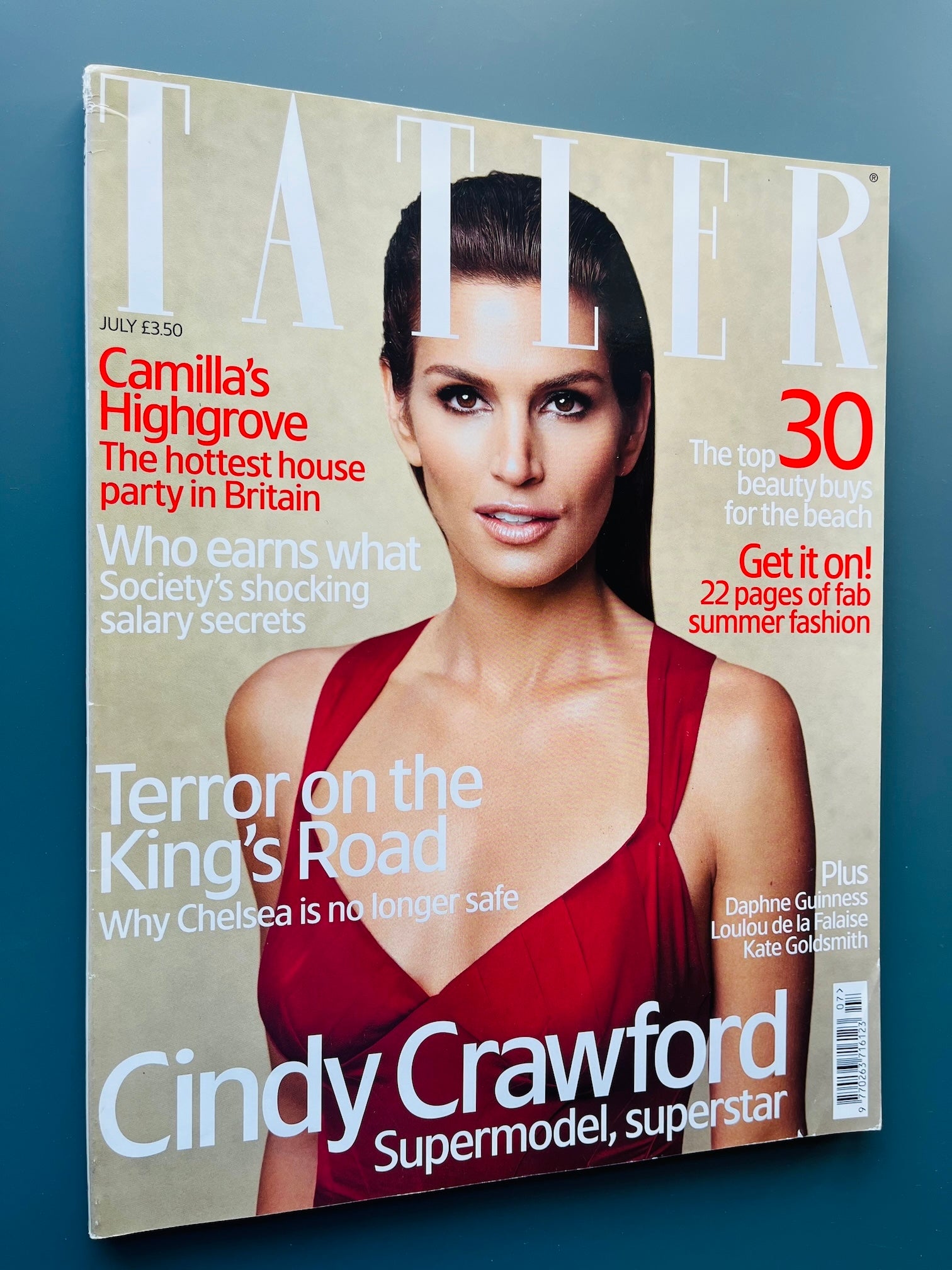 Tatler Magazine - CINDY CRAWFORD Naomi Campbell