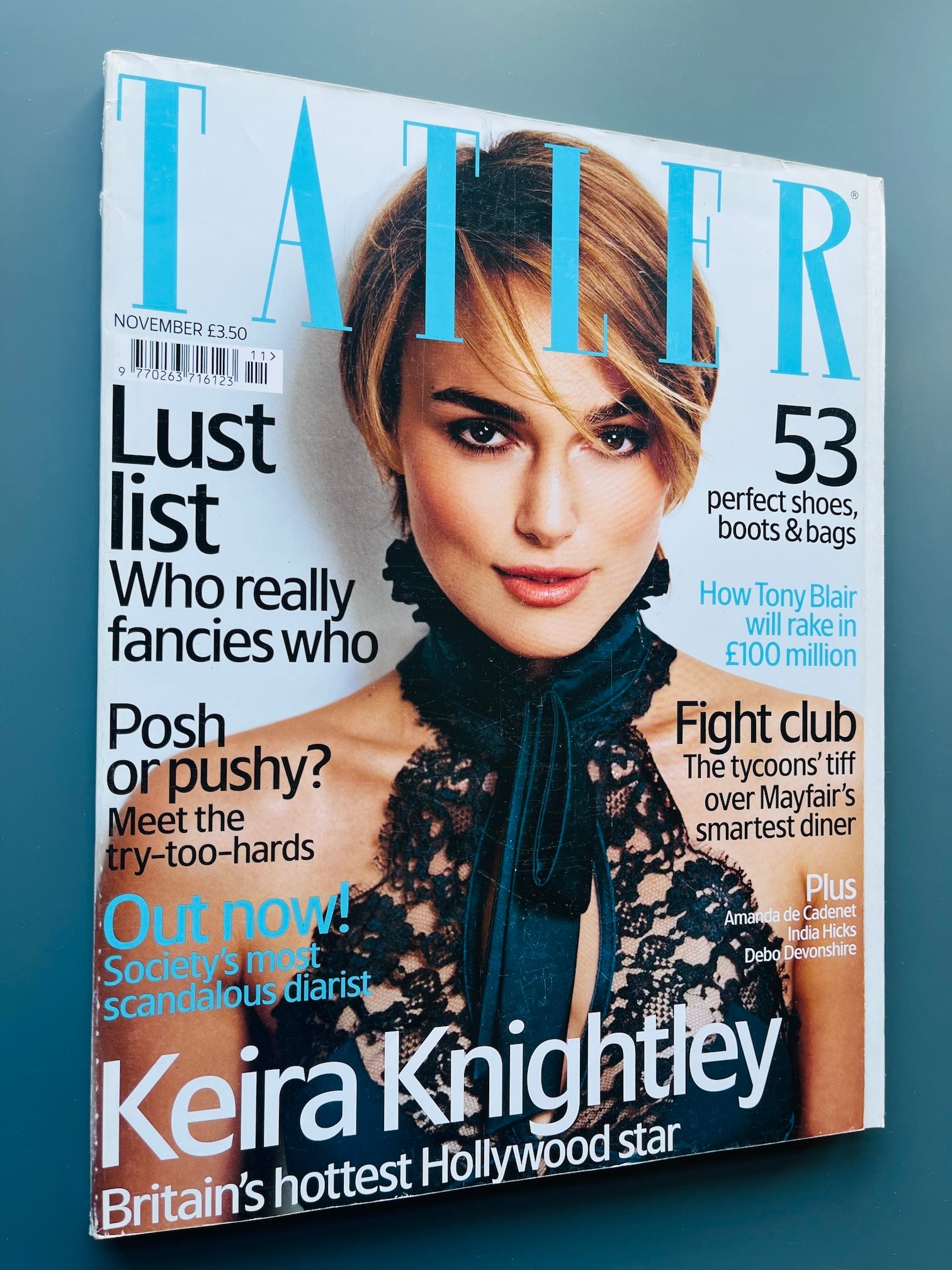 Tatler Magazine - KEIRA KNIGHTLEY John Bryne