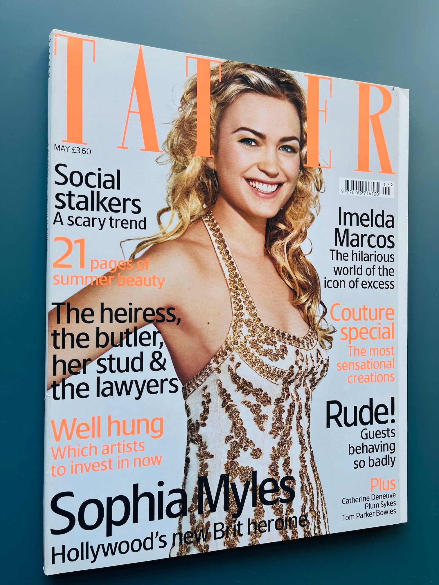 Tatler Magazine - Sophia Myles IMELDA MARCOS Snejna Onopka