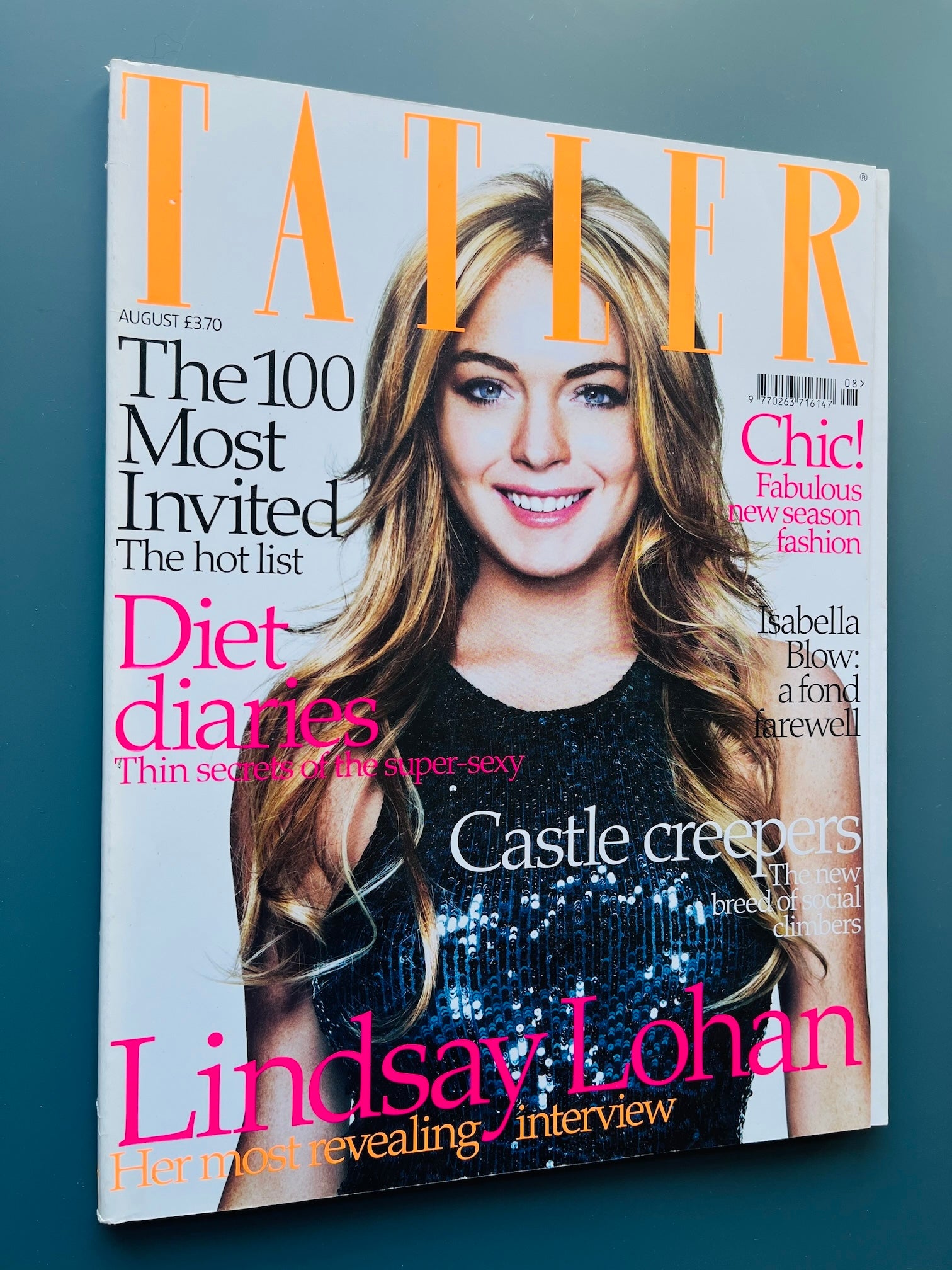 Tatler Magazine - LINDSAY LOHAN Olga Serova ERIN FAY