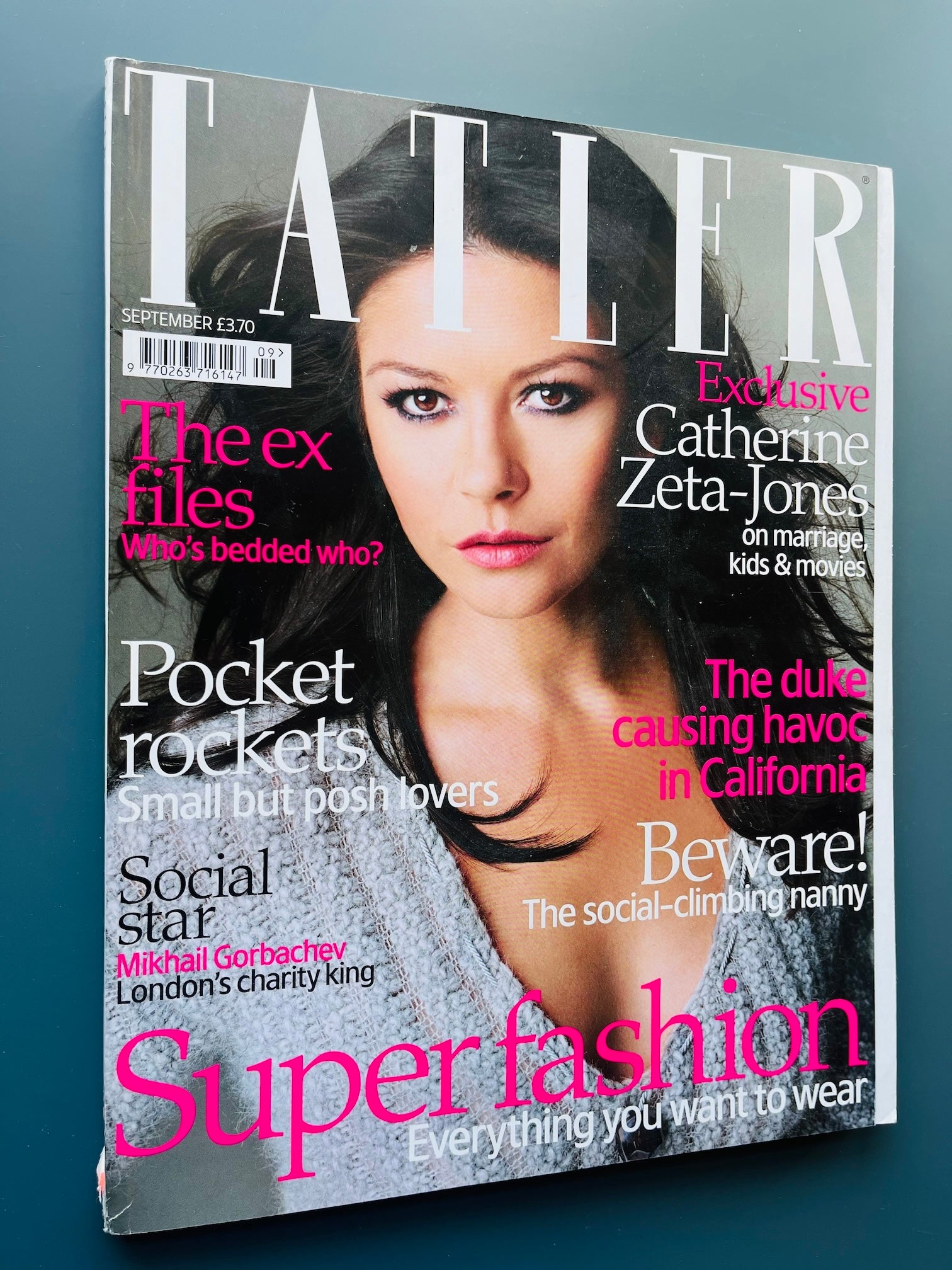Tatler Magazine - Catherine ZETA JONES Anthony Hopkins