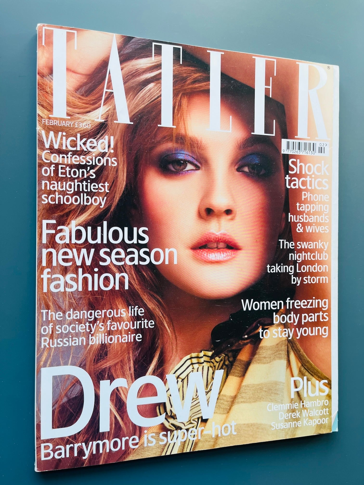 Tatler Magazine - DREW BARRYMORE Katsia Damankova