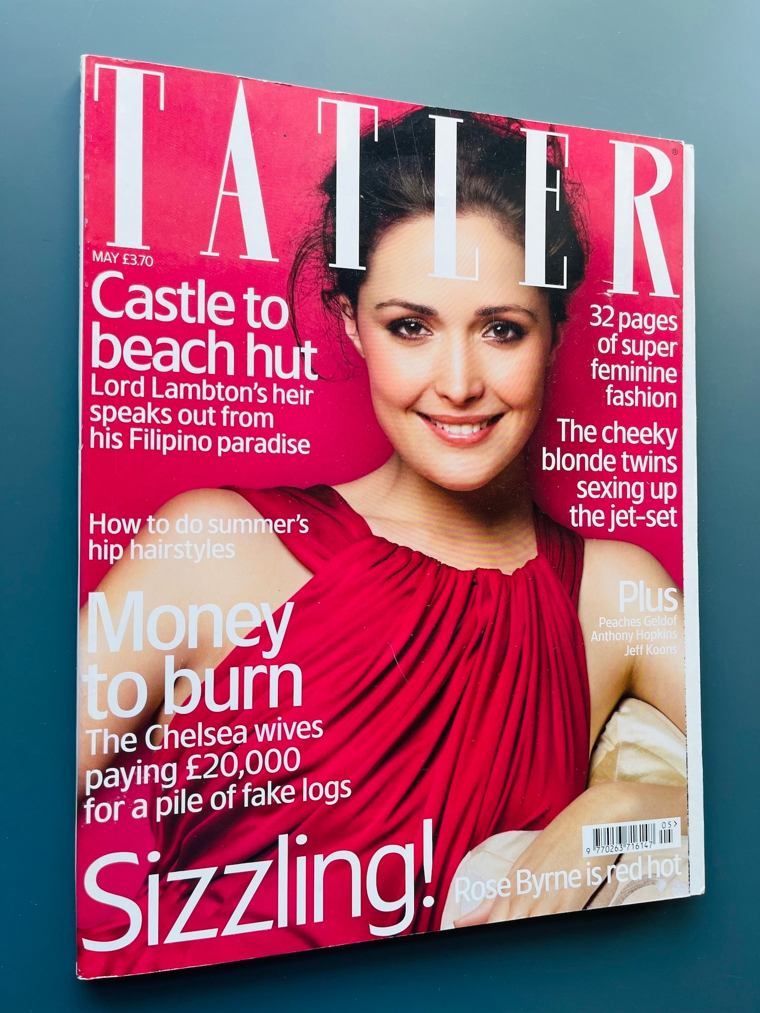 Tatler Magazine - ROSE BYRNE Rosie Huntington Whiteley JEFF KOONS