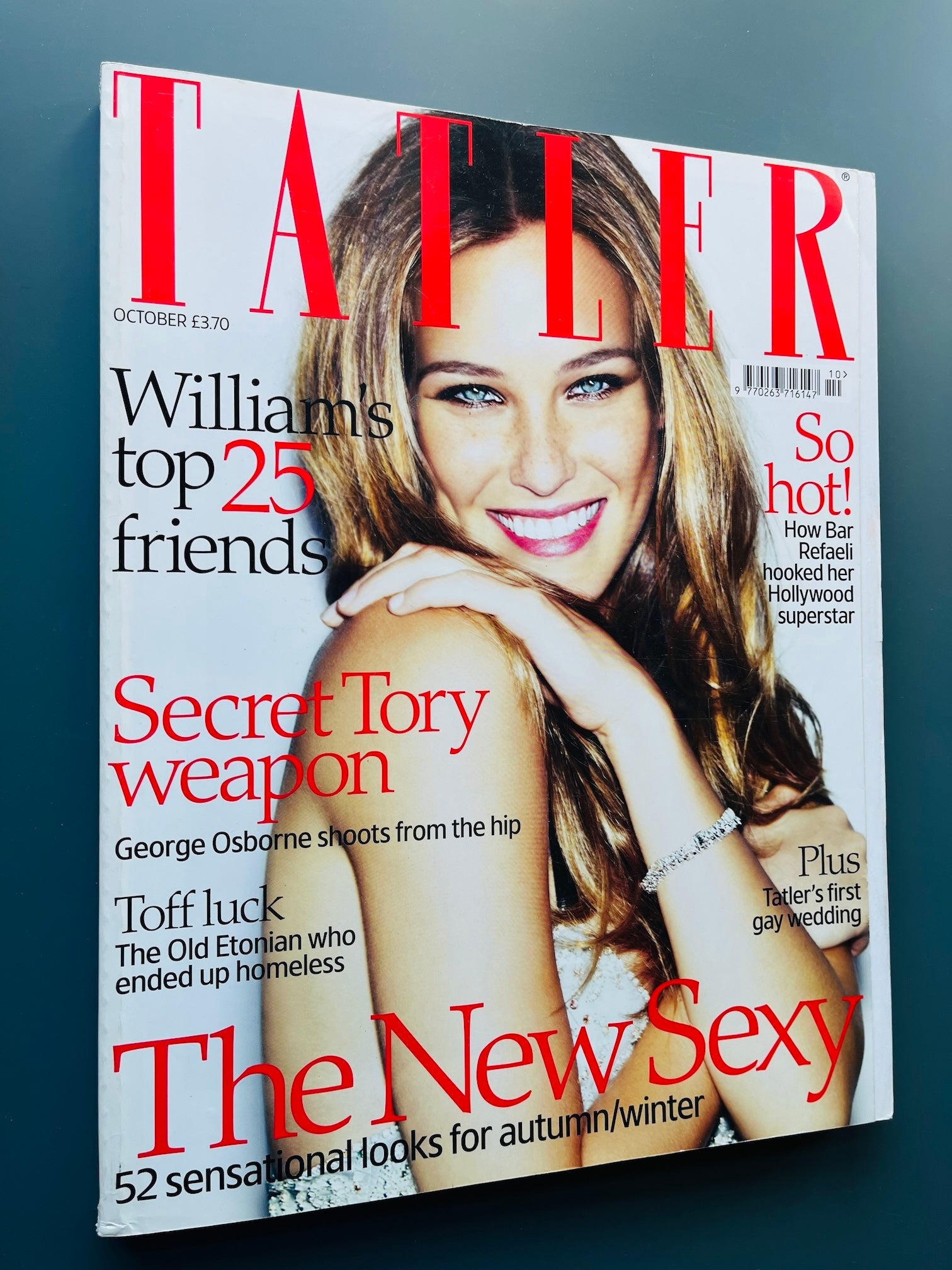 Tatler Magazine - Bar Refaeli LYDIA HEARST Donatella Versace