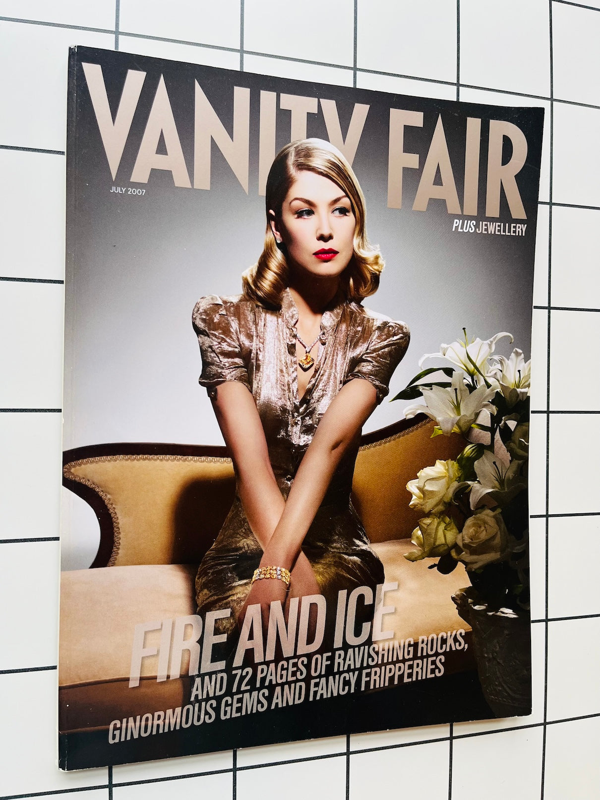 Vanity Fair Magazine Jewellery - Rosamund Pike