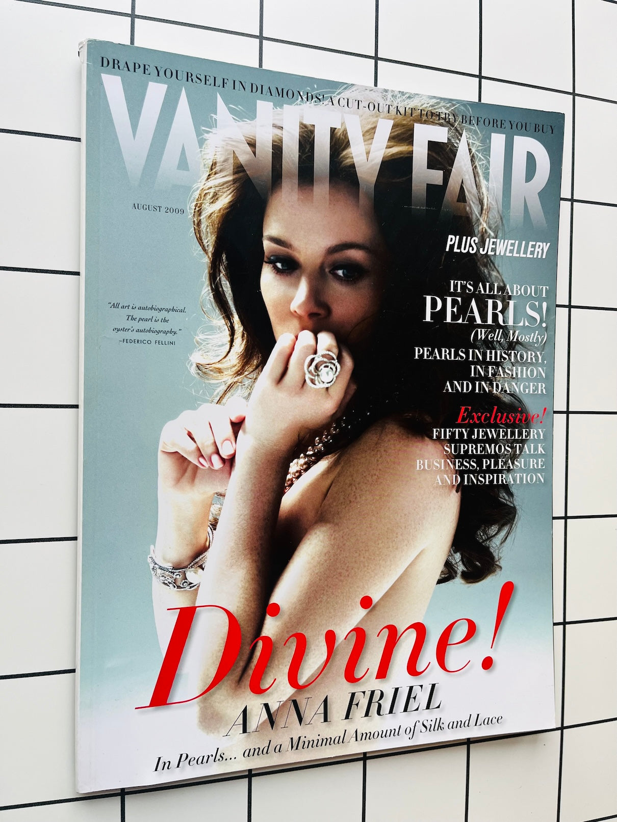 Vanity Fair Magazine Jewellery - Anna Friel JEWELRY