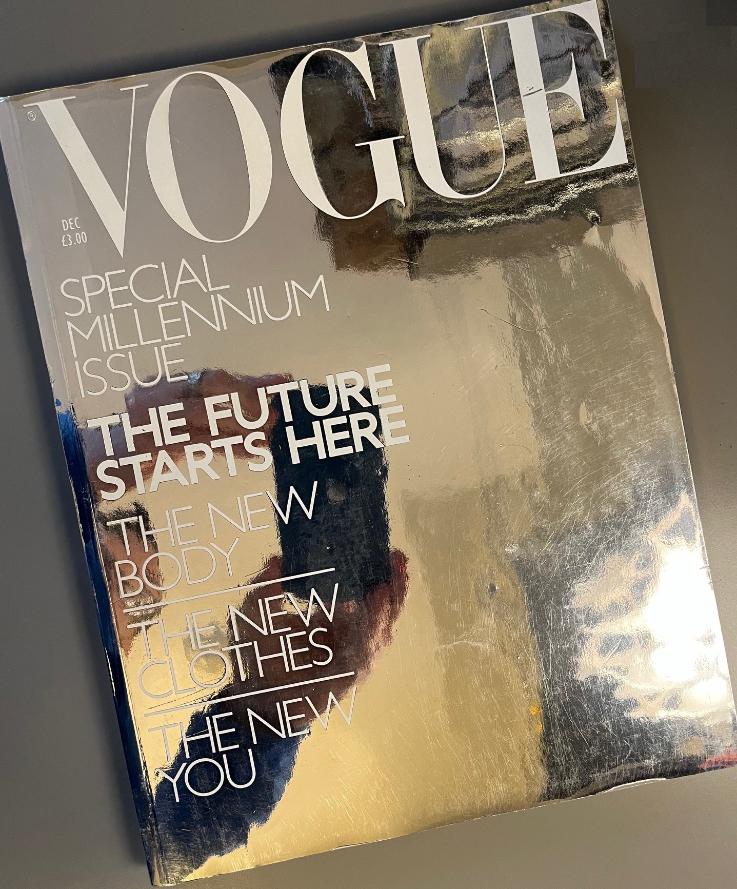 Vogue Magazine December 1999 - THE Millennium SILVER Cover