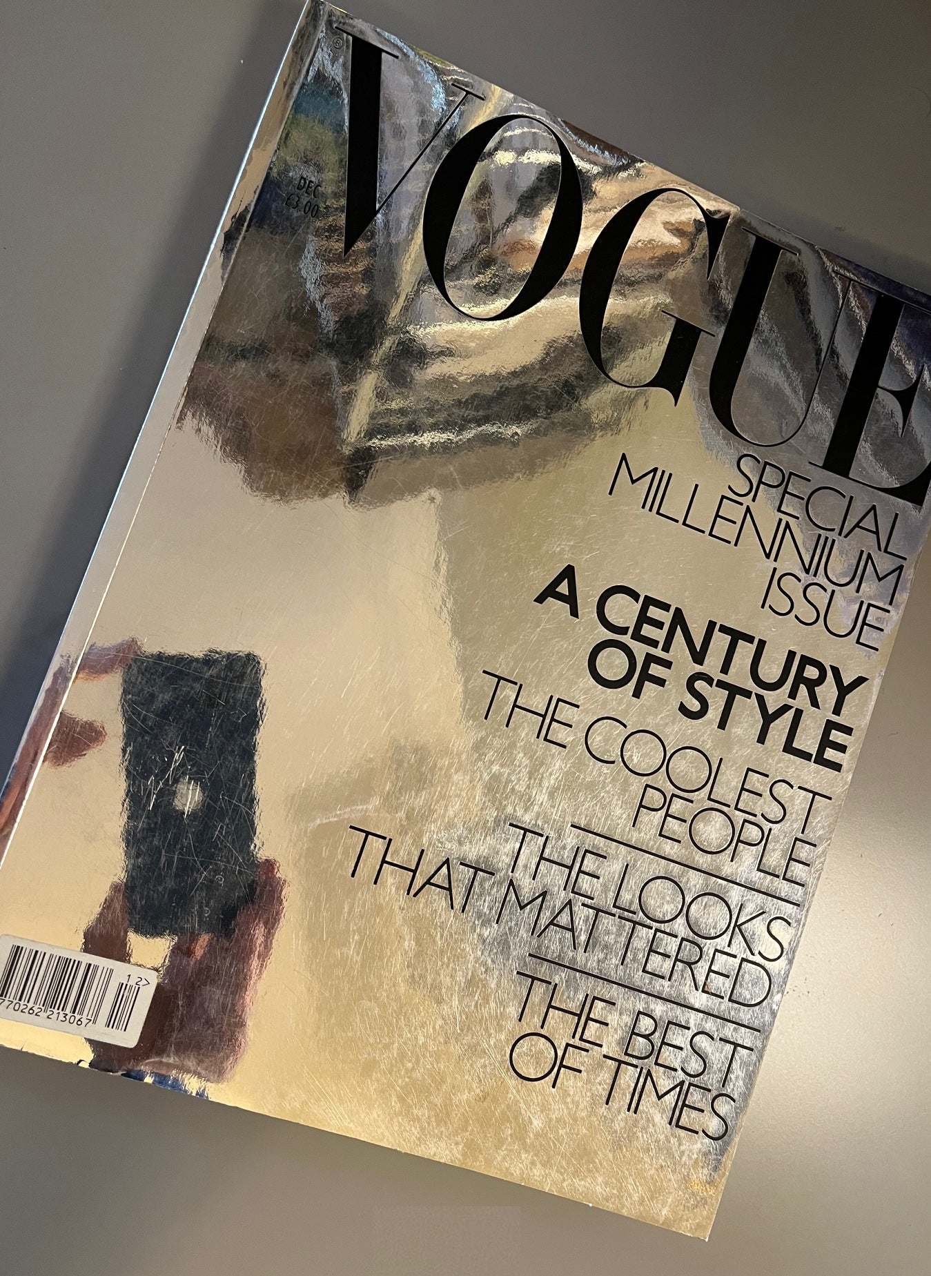 Vogue Magazine December 1999 - THE Millennium SILVER Cover