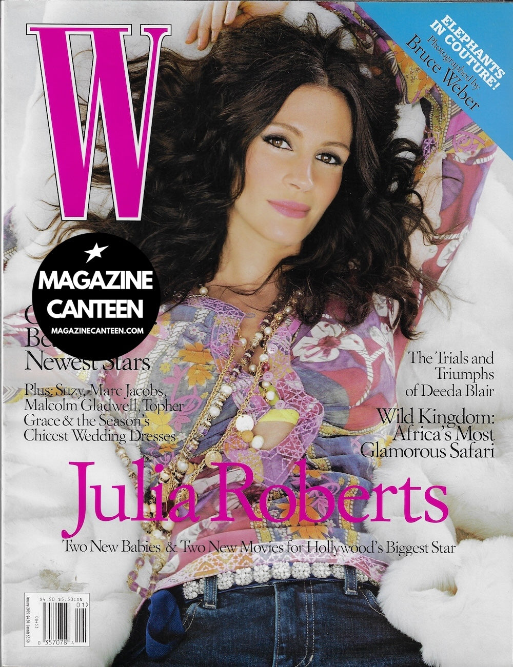 W Magazine - Julia Roberts BRUCE WEBER Marc Jacobs