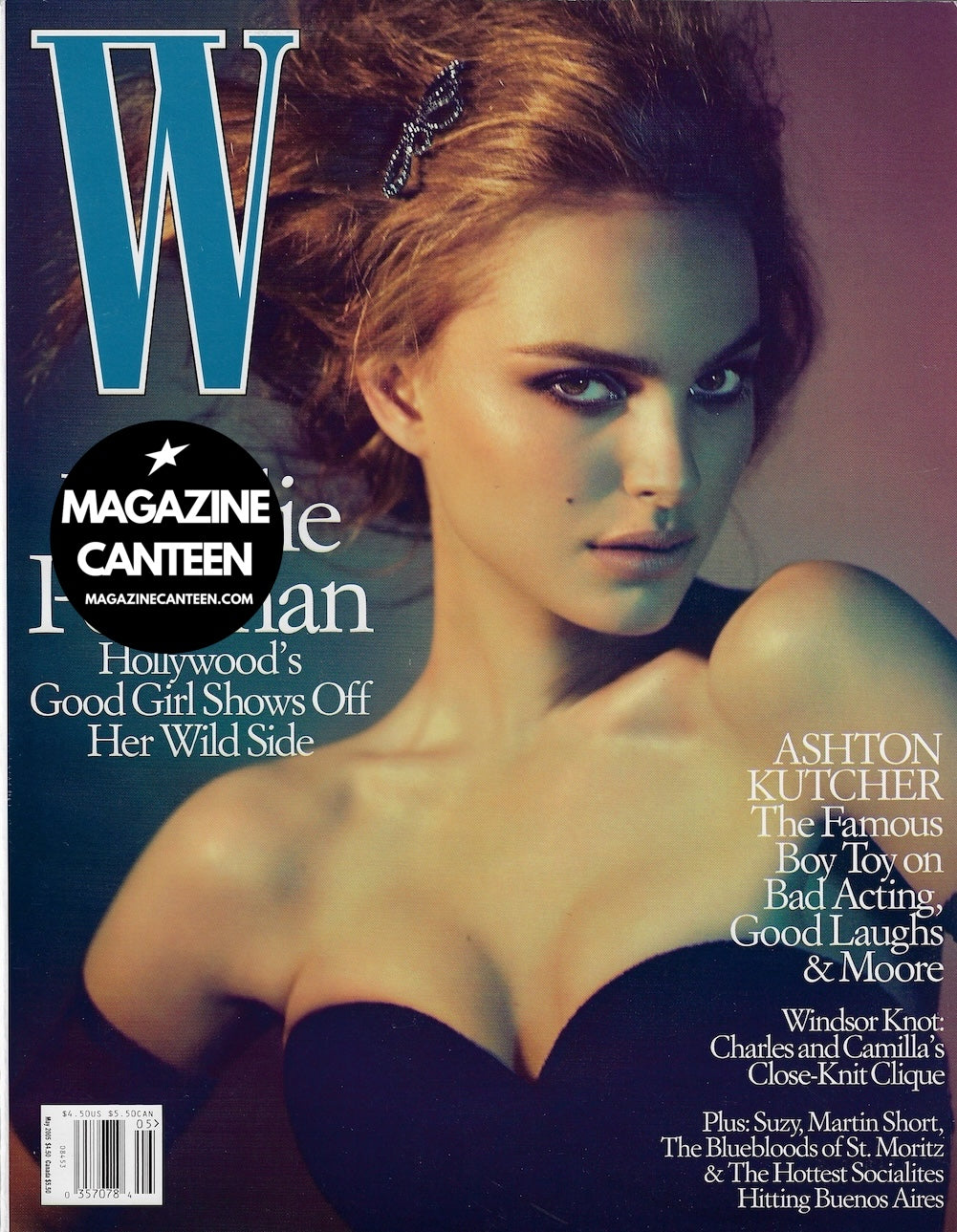 W Magazine - Natalie Portman ASHTON KUTCHER Bruce Weber