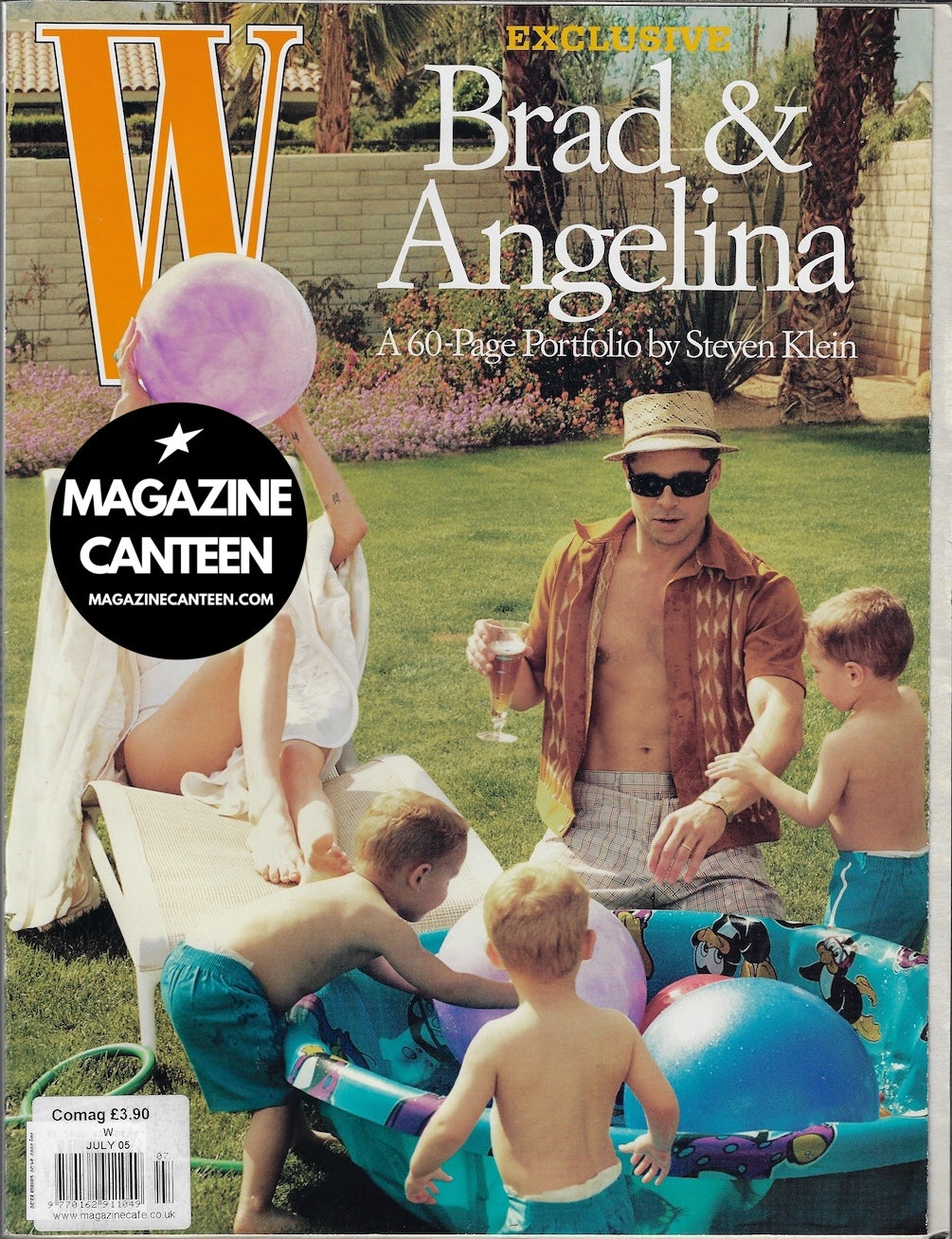 W Magazine - BRAD PITT Angelina Jolie STEVEN KLEIN