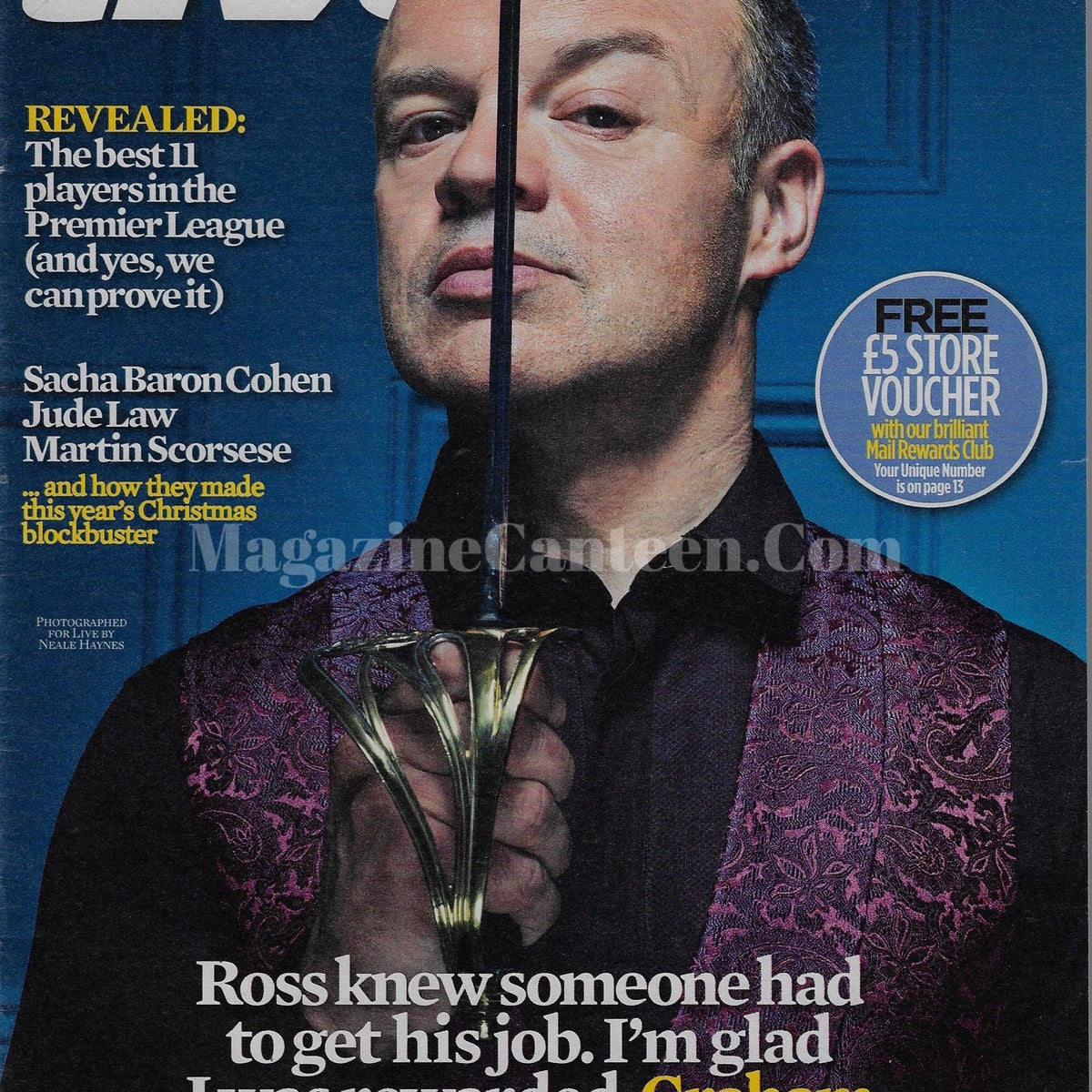 Live Magazine Graham Norton Magazine Canteen