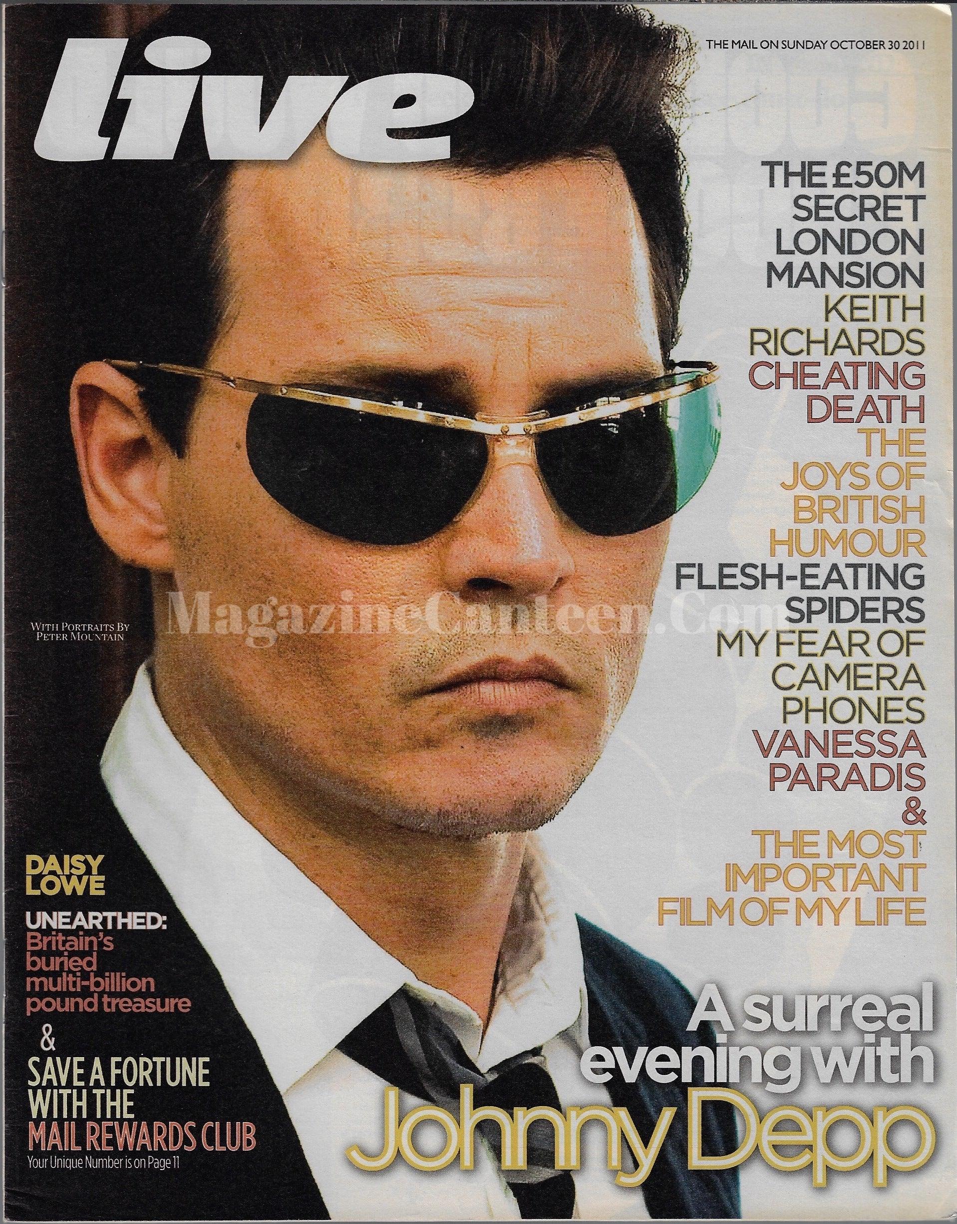 Live Magazine - Johnny Depp – magazine canteen