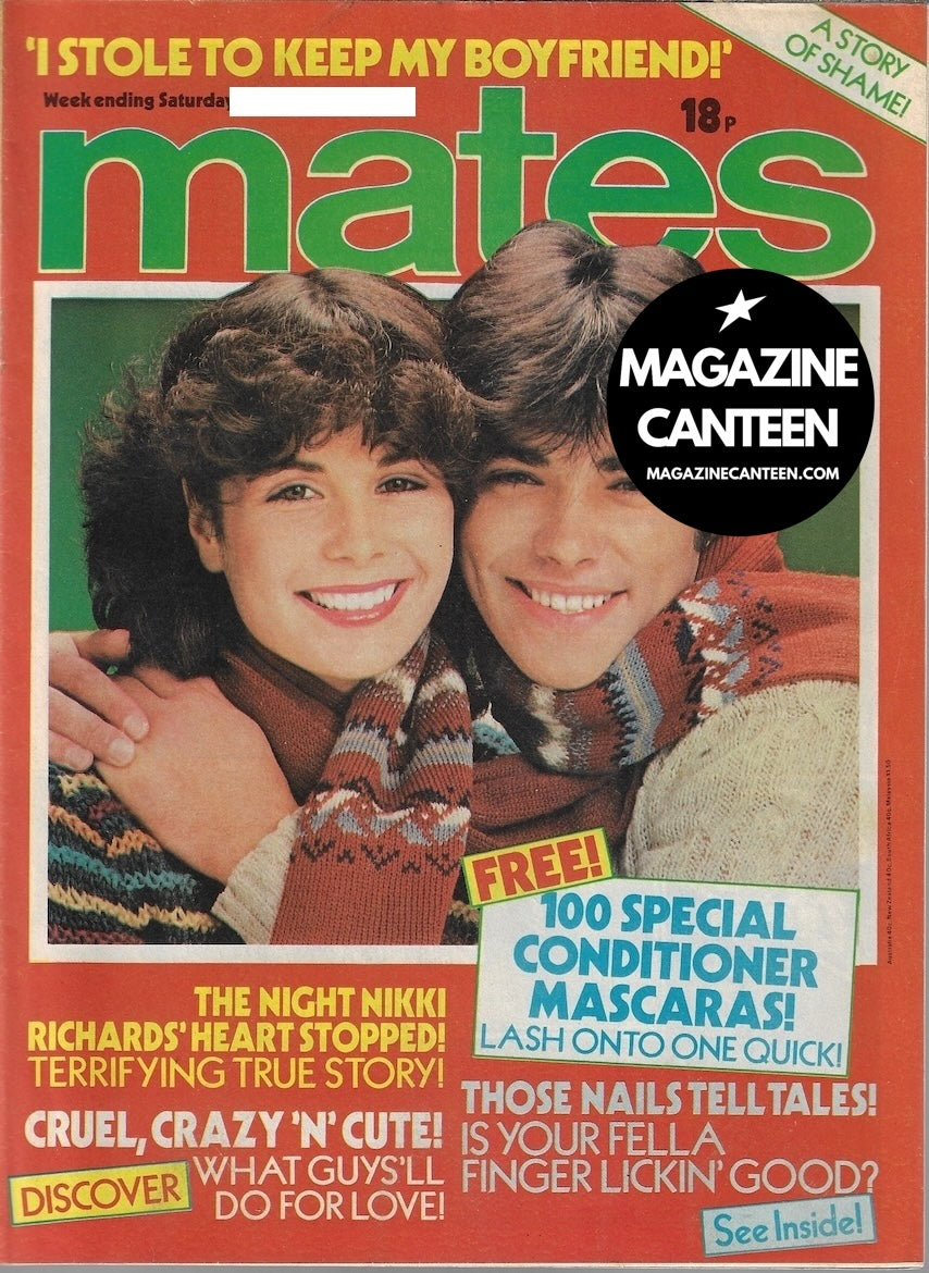 Mates Magazine - Eddie Kidd ANDY GIBB Little Bo Bitch – magazine canteen