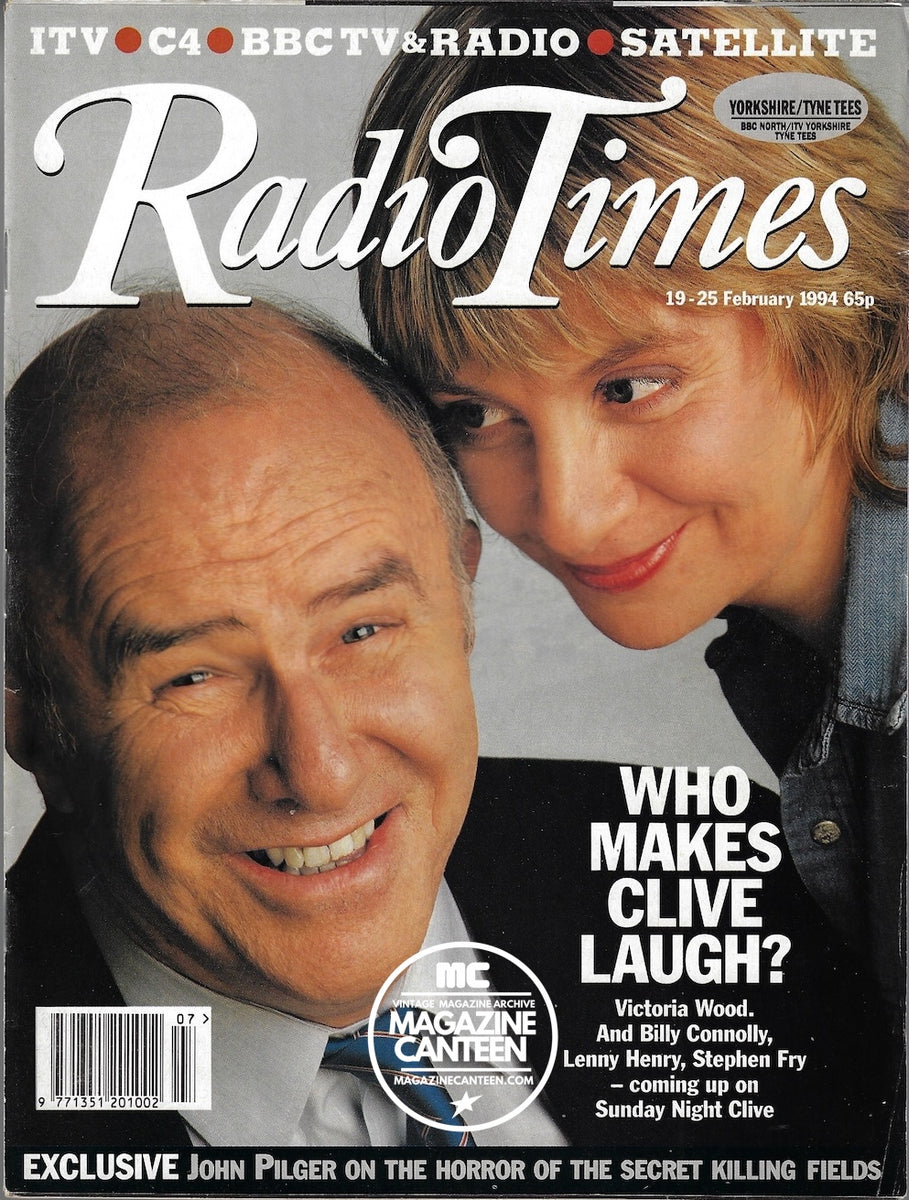 Clive Reed Radio Times Magazine - Victoria Wood OLIVER REED Clive James – magazine ...