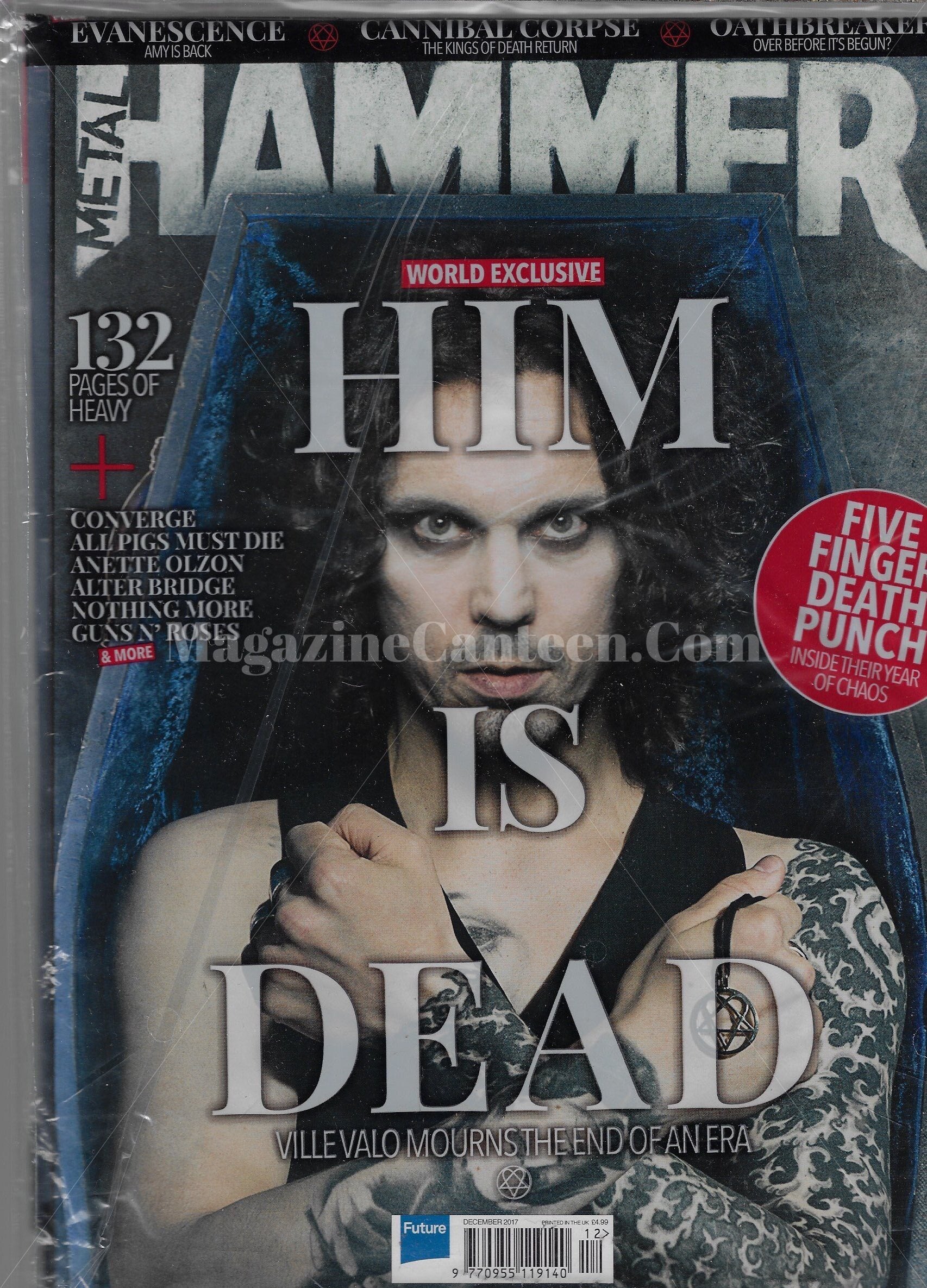 Top HIM Ville Valo Metal Hammer Limited Edition Hardcover Tears on Tape