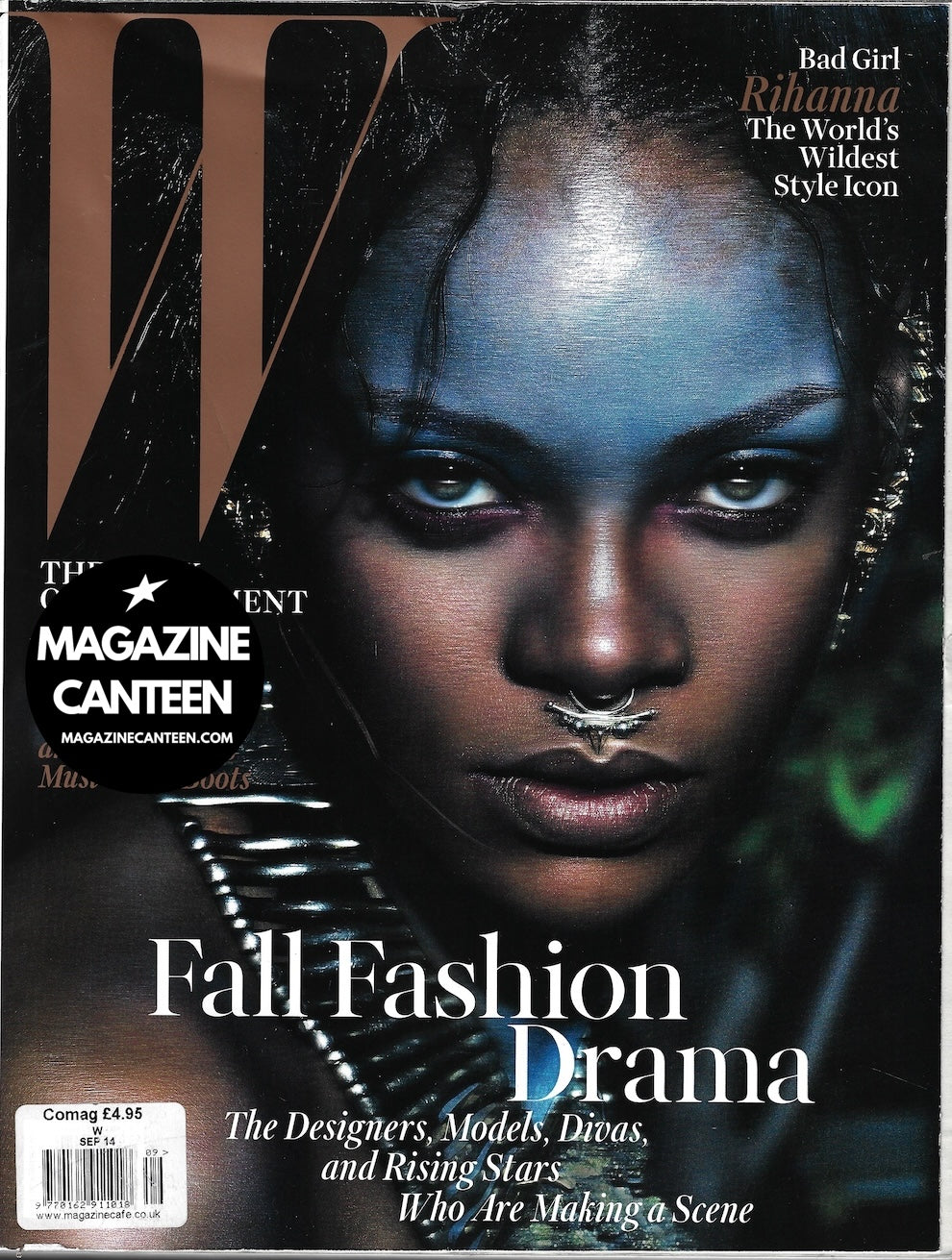 W Magazine - Rihanna STEVEN KLEIN Lara Stone KATE MOSS
