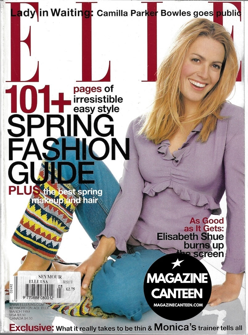Elle Magazine USA - Elisabeth Shue BRIDGET HALL Christian Bale ...