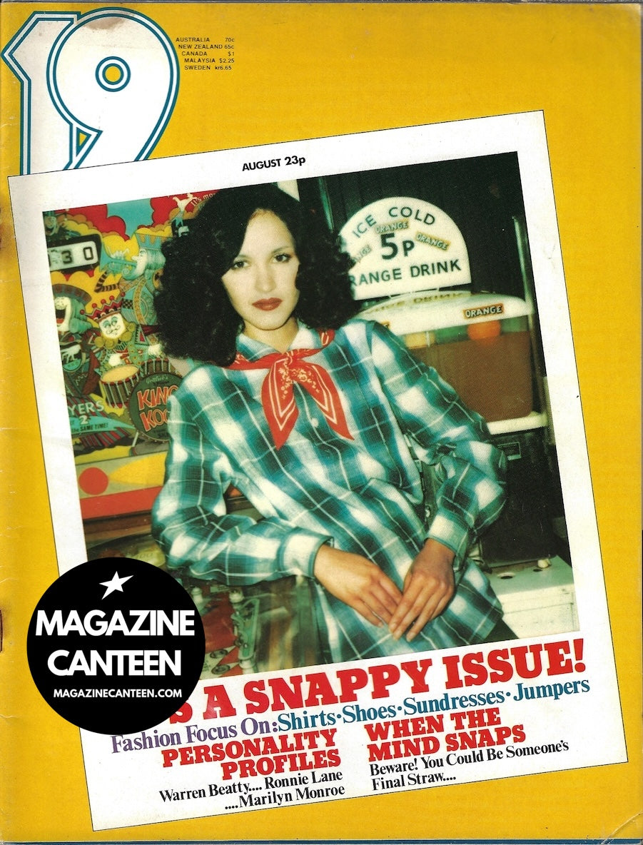 19 Magazine - David Anthony THE SMALL FACES Ronnie Lane WARREN BEATTY