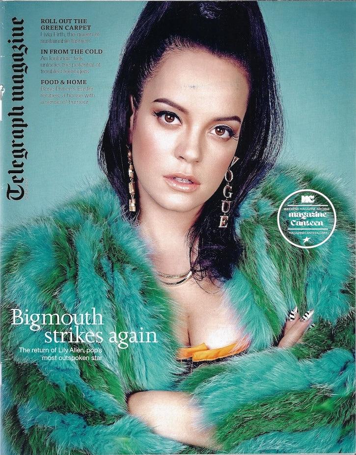 The Telegraph Magazine Lily Allen Magazine Canteen