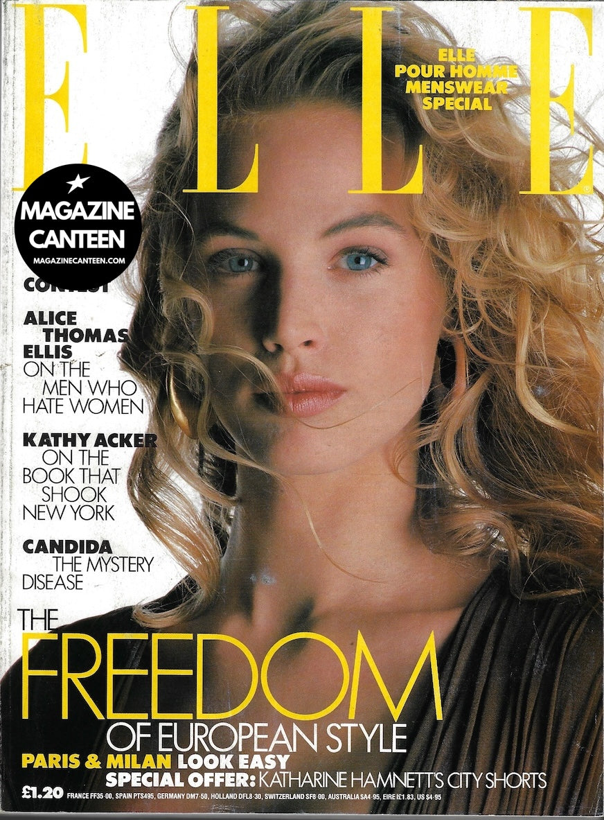 Elle Magazine - Joanna Rhodes GAIL ELLIOTT Claudia Schiffer