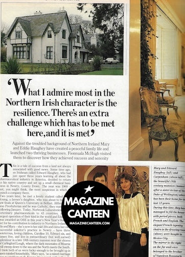 Options - Mary & Edward Haughey Ireland magazine article home