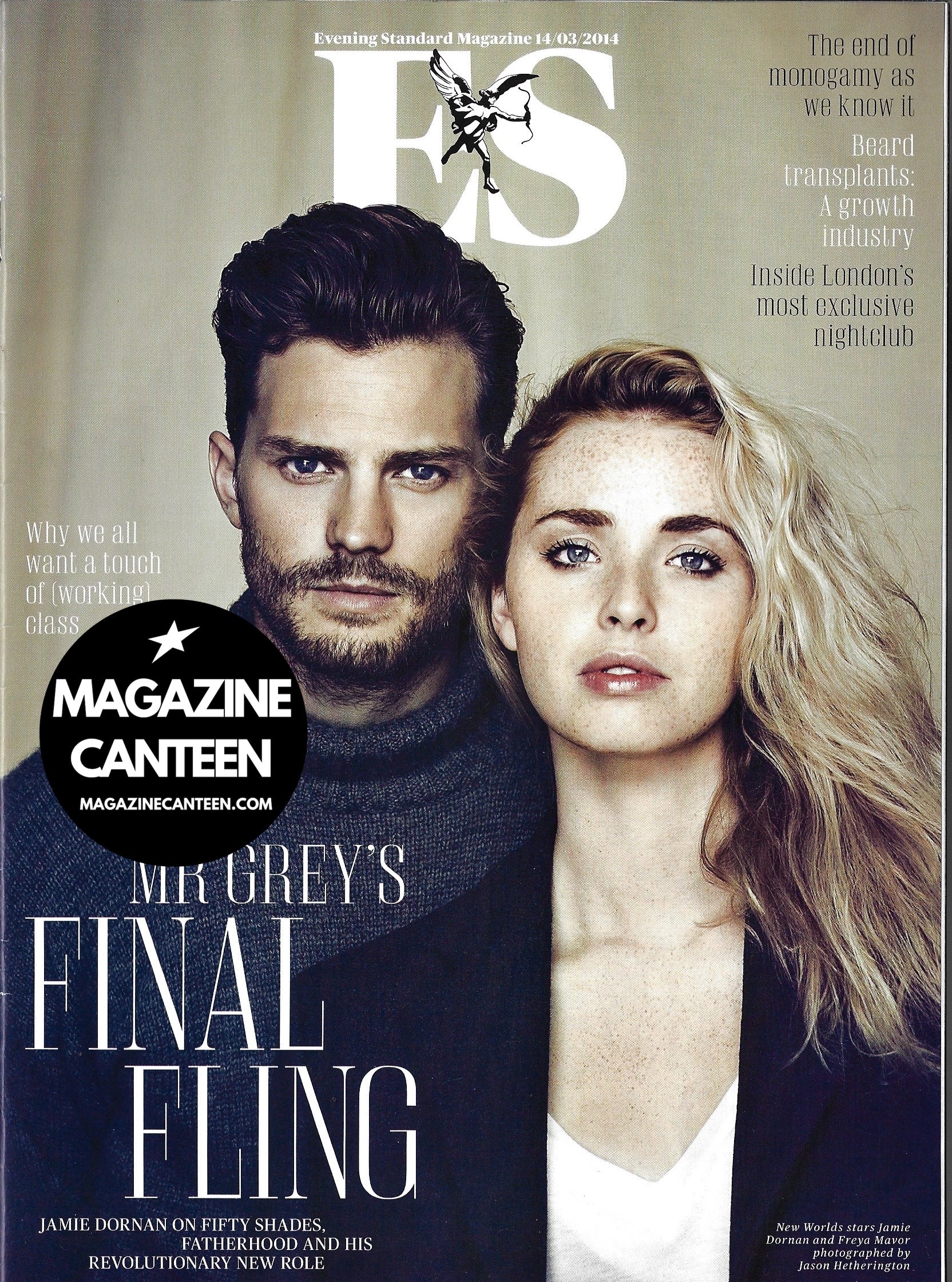 ES Magazine - Jamie Dornan & Freya Mavor 2014