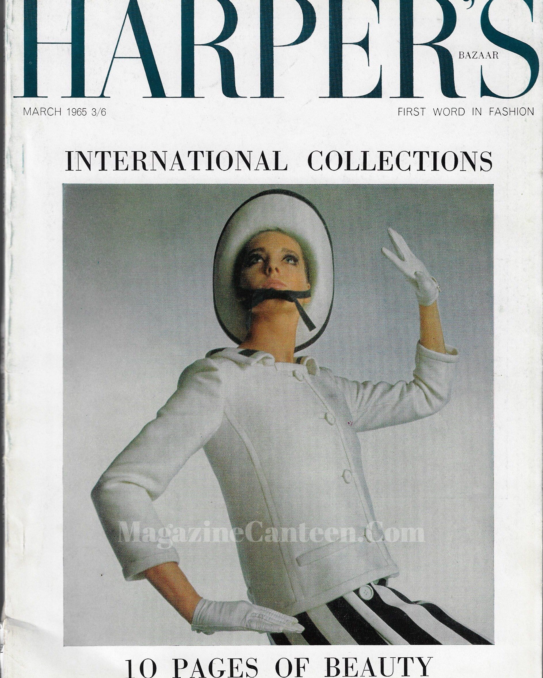  1Harpers Bazaar Magazine - David Montgomery 1965 March