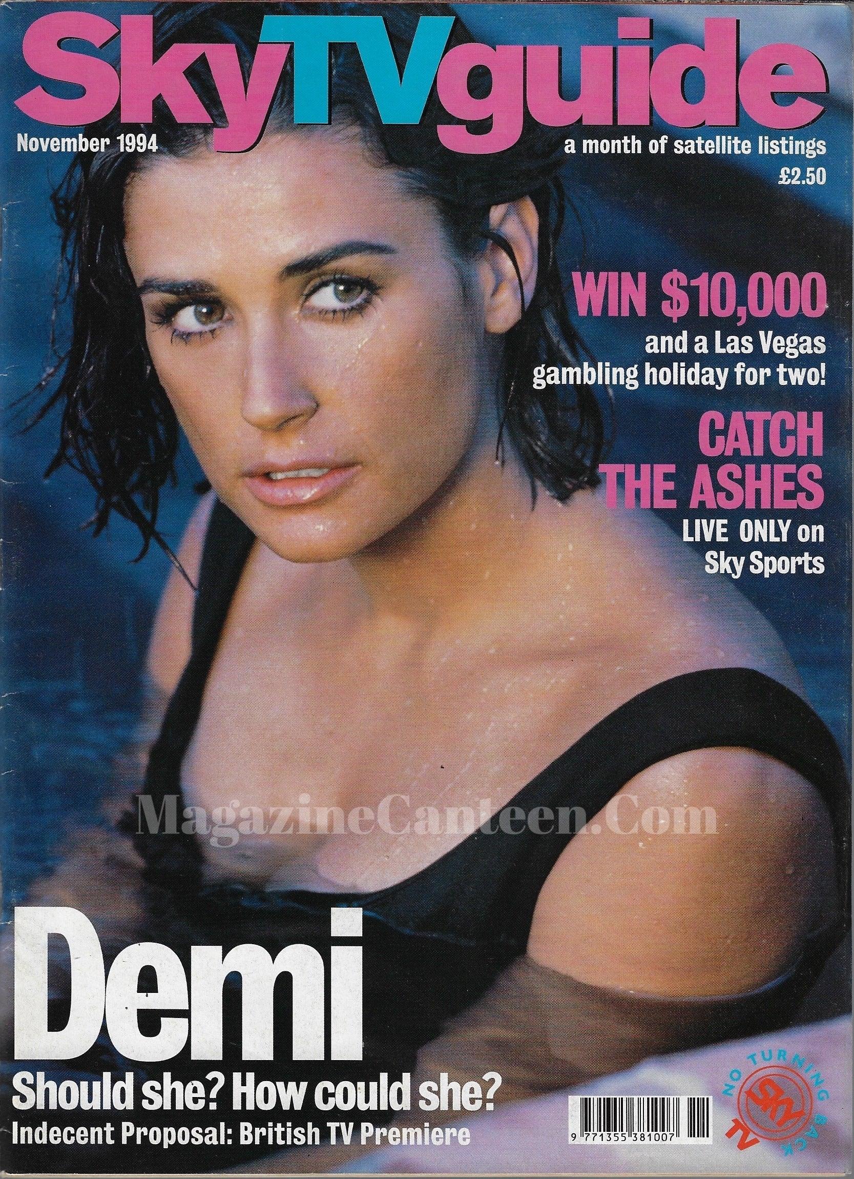 Sky TV Guide Magazine - Demi Moore – magazine canteen