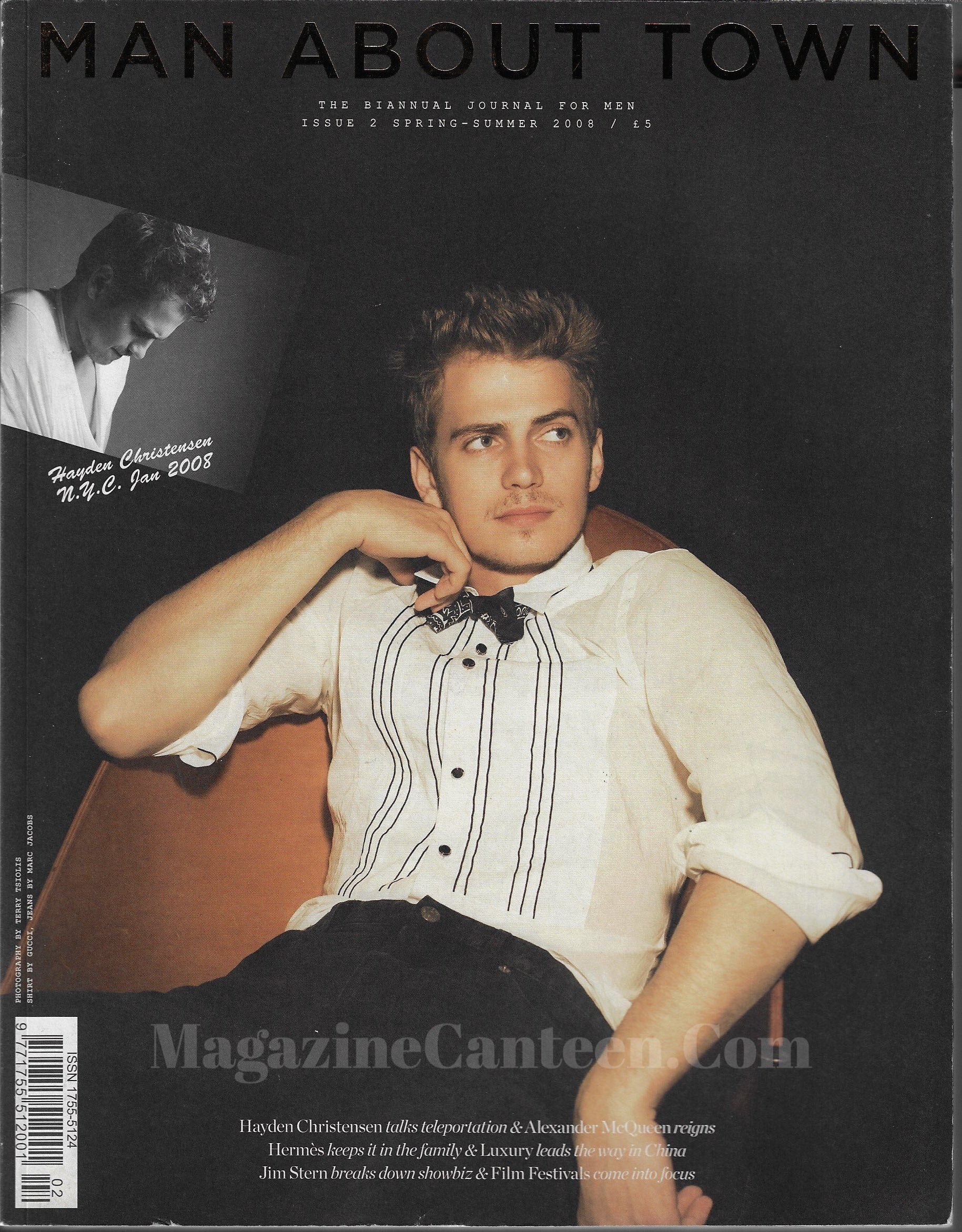 Man About Town Magazine - Hayden Christensen 2008