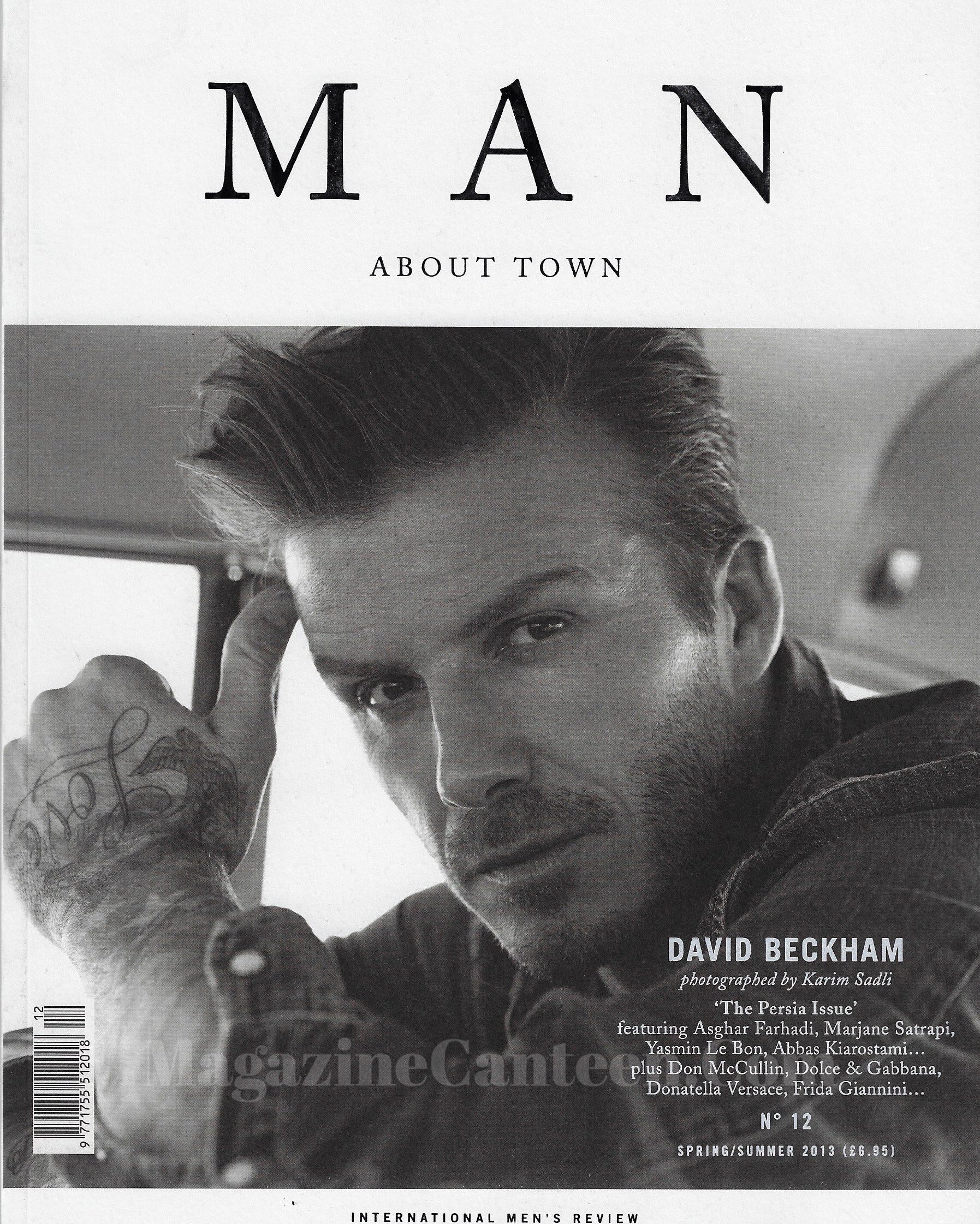Man About Town Magazine - David Beckham 2013