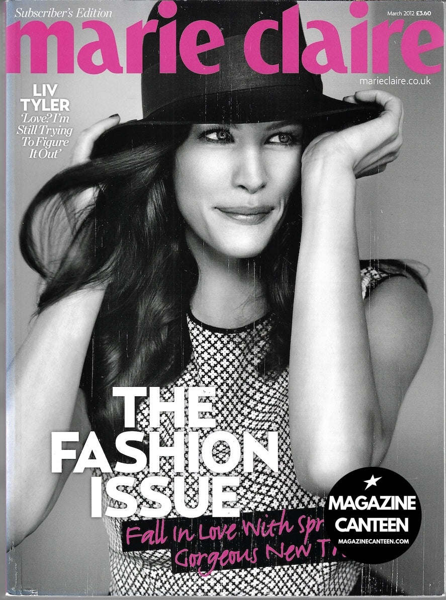 Marie Claire Magazine - Liv Tyler RUTH JONES Michael Fassbender ...