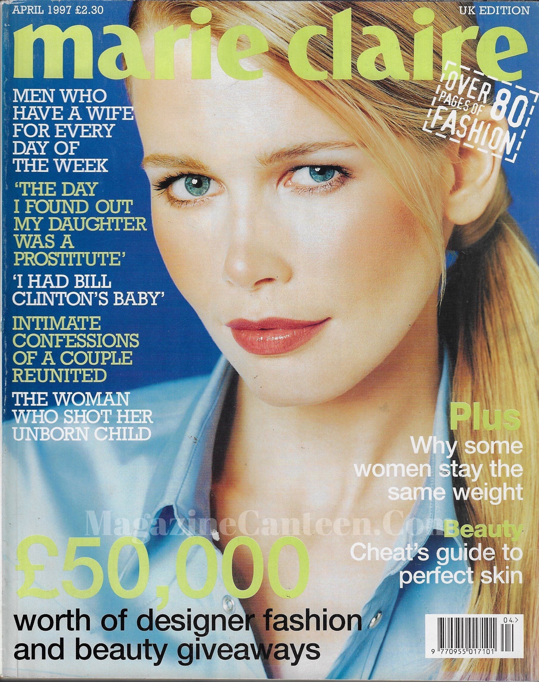 Marie Claire Magazine - Claudia Schiffer