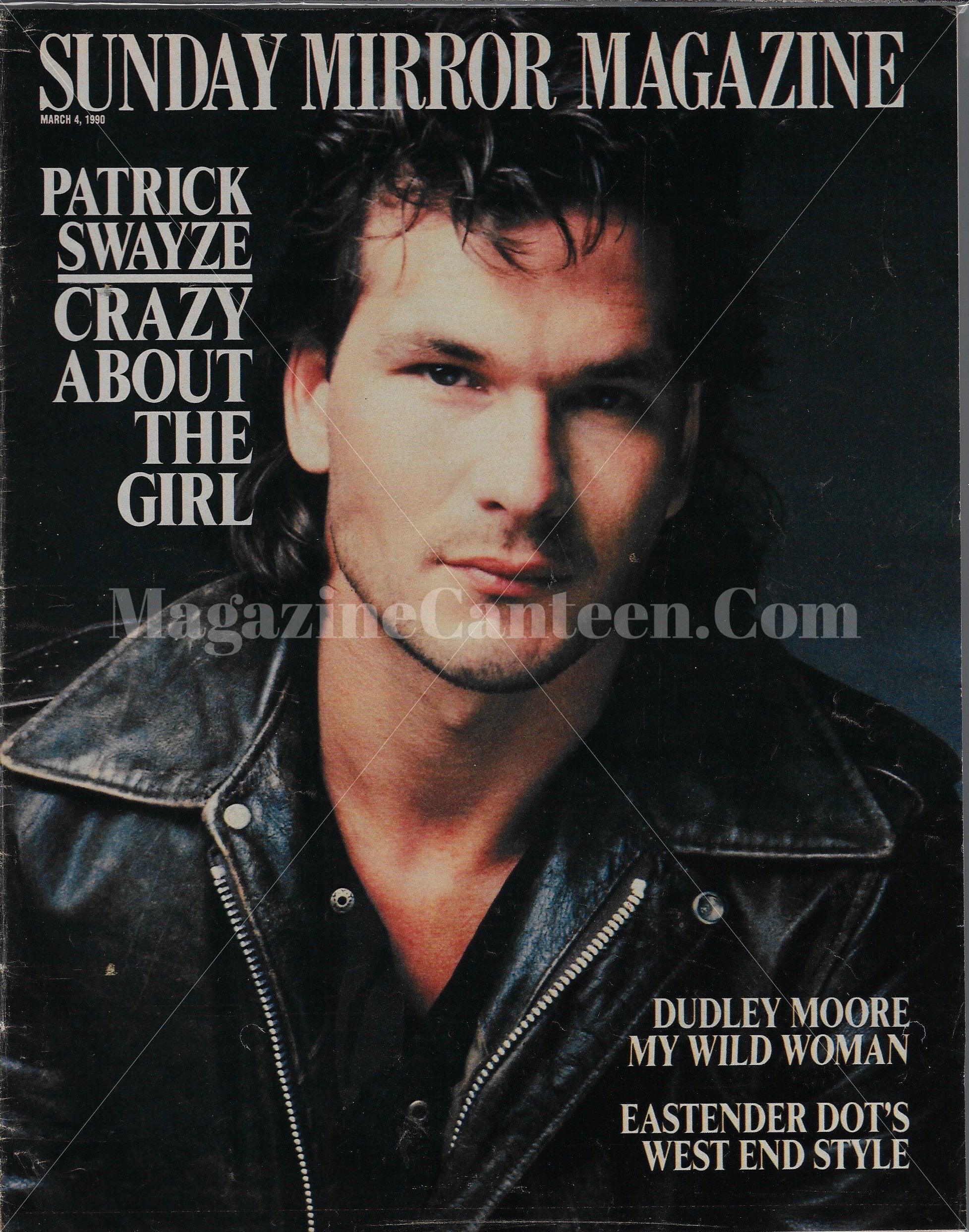 Sunday Mirror Magazine - Patrick Swayze
