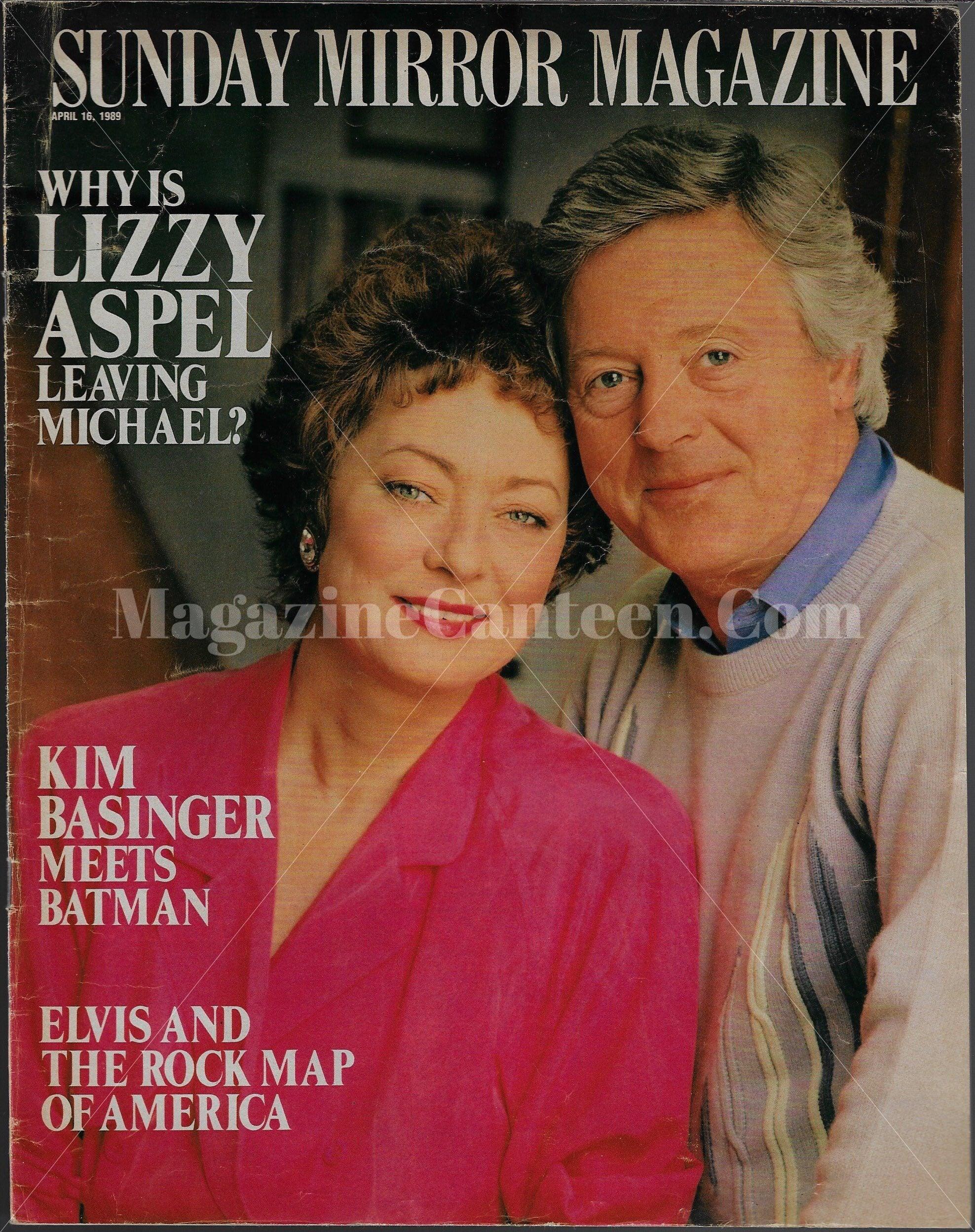 Sunday Mirror Magazine - Trudie Styler Michael Aspel